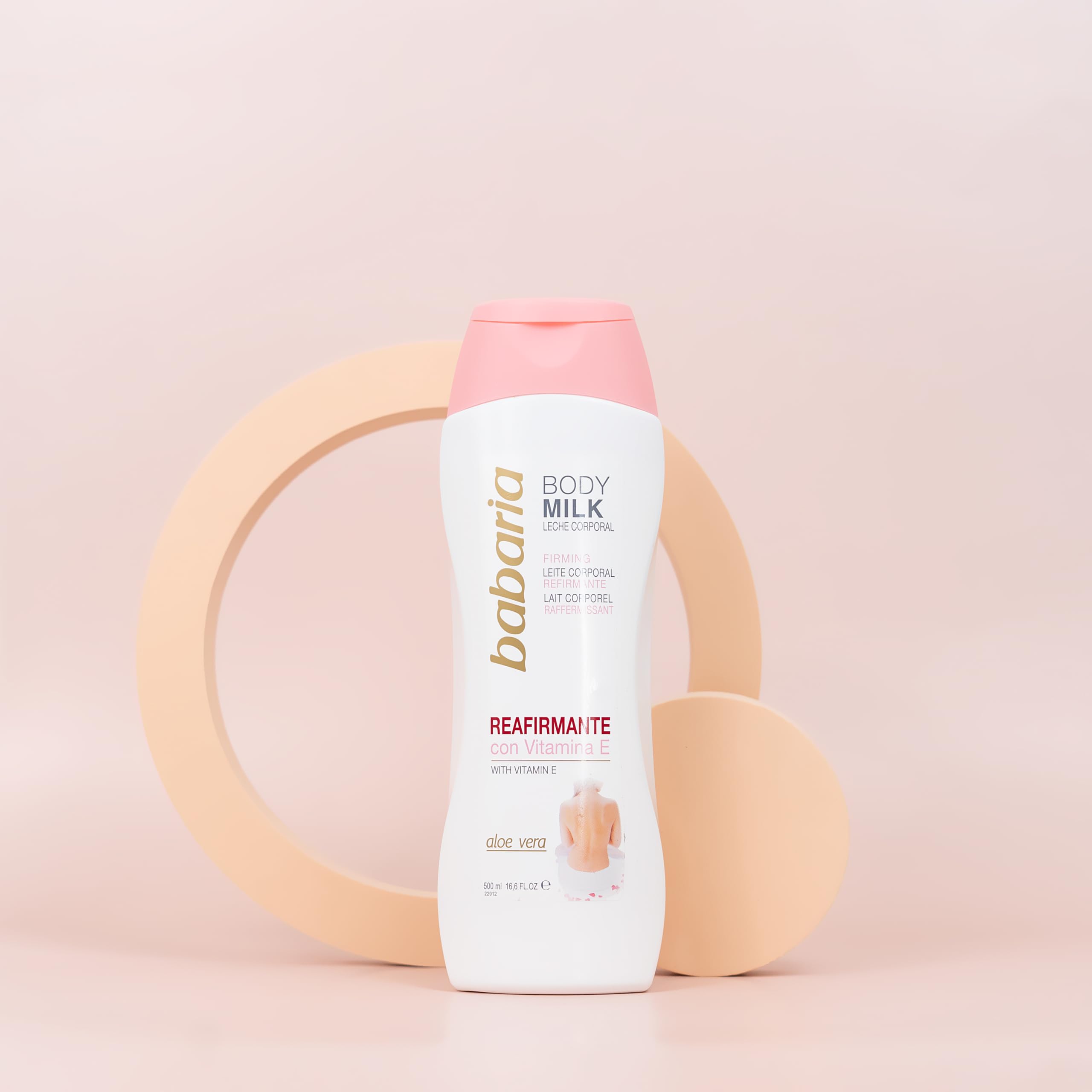 Babaria Firming Body Milk - Soothing And Smoothing Properties - Helps Protects And Regenerates Your Epidermis - Infused With Alo