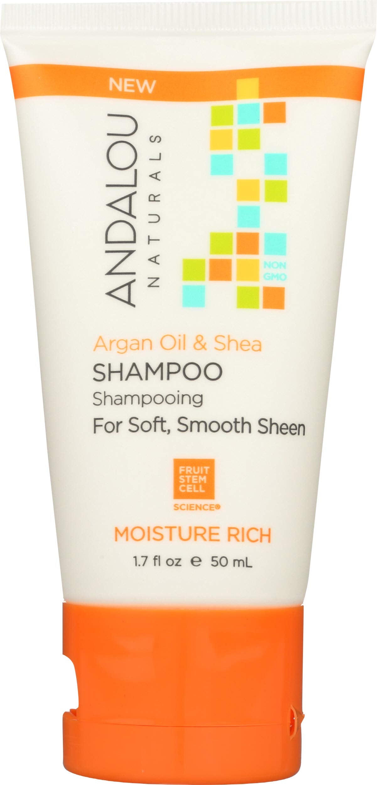 Andalou Naturals Shampoo Argan Oil & Shea, 1.69 Fl Oz