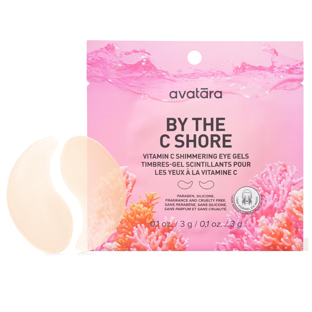 Soothe Sailing Aloe Shimmering Eye Gels by Avatara for Women - 1 Pair Mask
