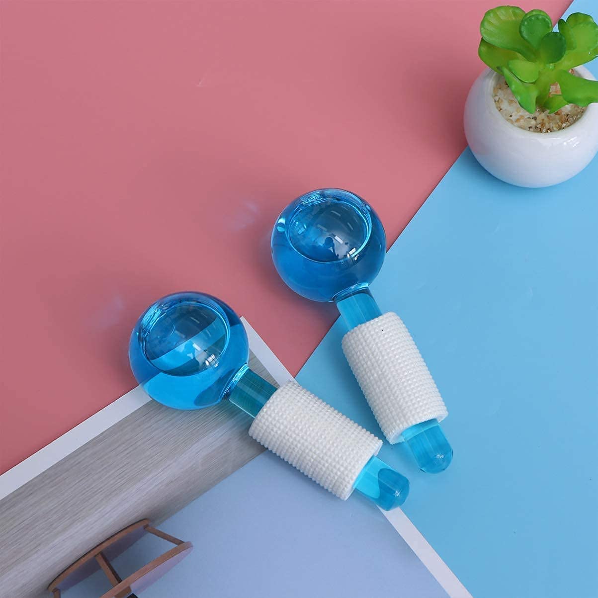 Dreamshop Ice Roller Globes Facial Roller Cold Skin Massagers, Cooling Globes For Face, Neck, Neck Anti Aging, Tighten Skin Trea