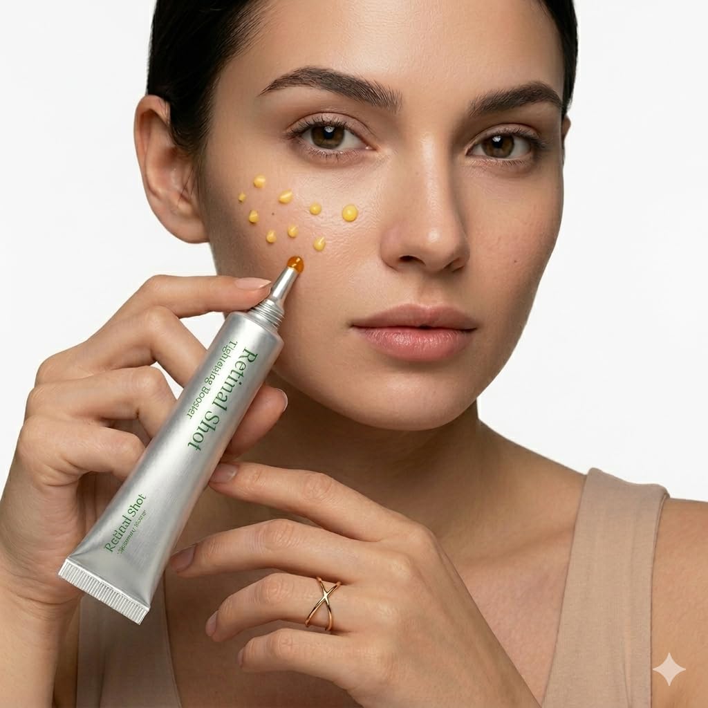 VitaA Retinal Shot Tightening Booster With 0.101% Retinal, Matrixyl & Niacinamide | Pore Minimizer, Wrinkles & Fine Lines, Firm
