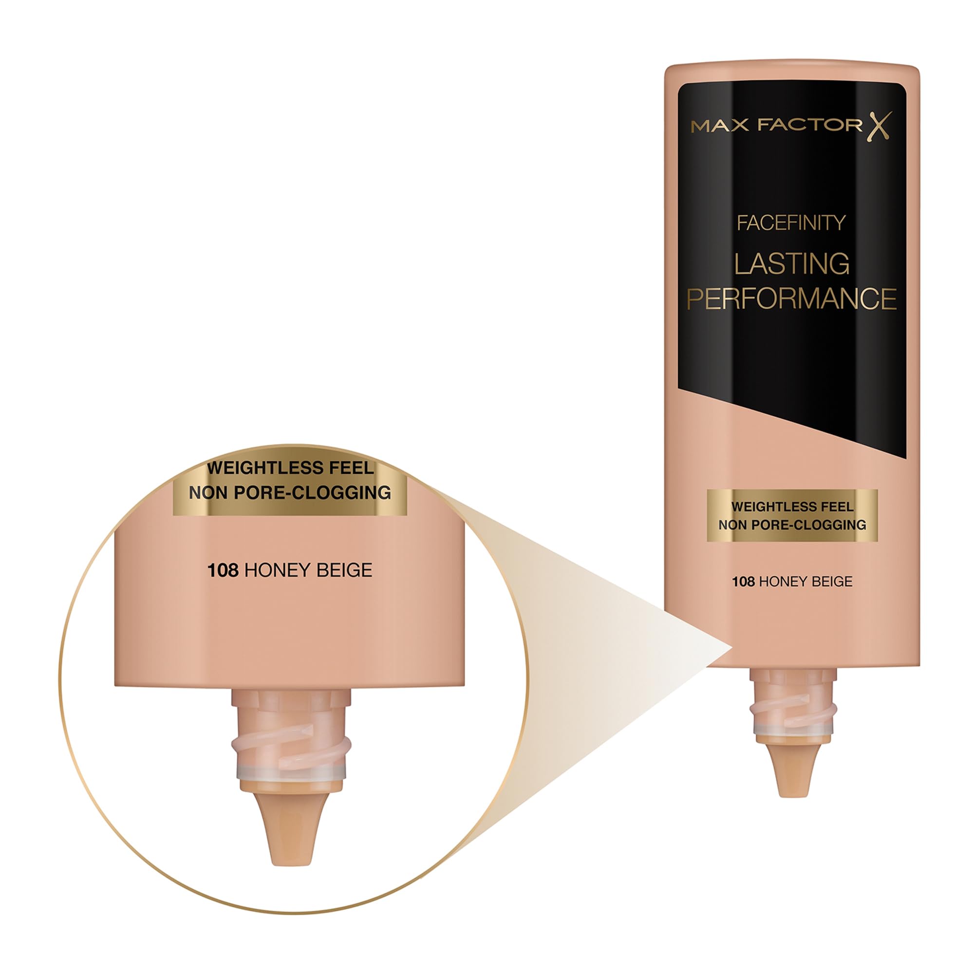 Lasting Performance Make Up by Max Factor Honey Beige 108 35ml