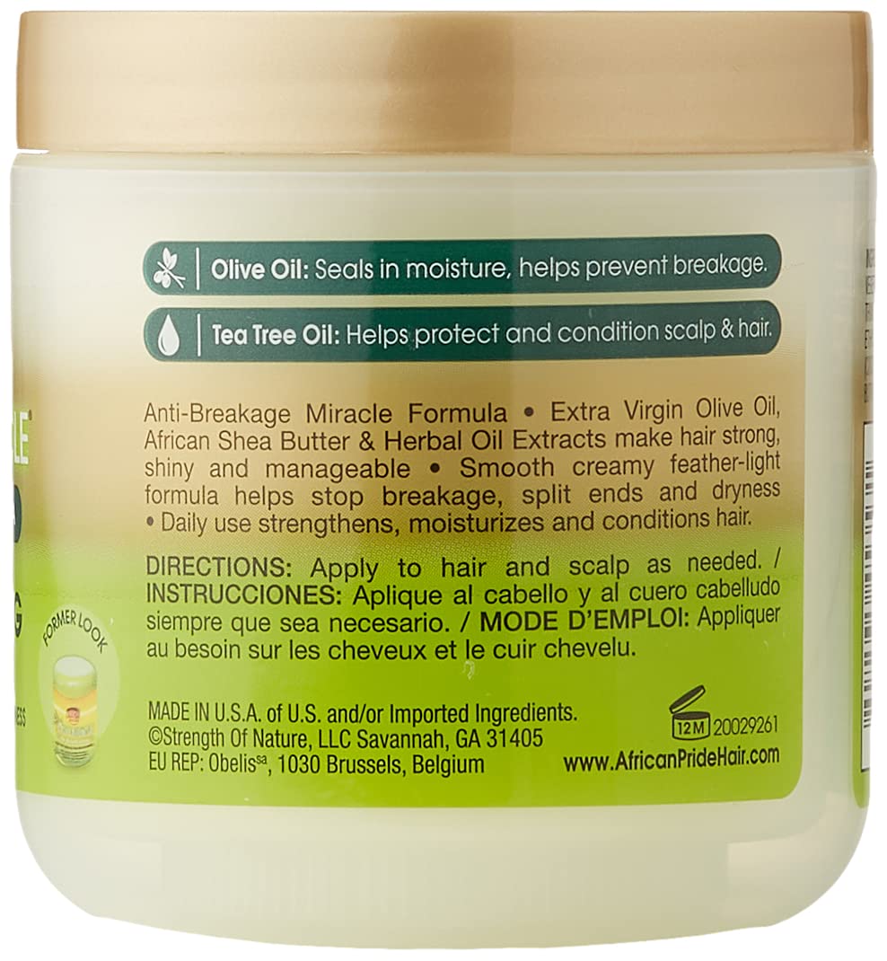 African Pride Olive Miracle Cream 6 Oz
