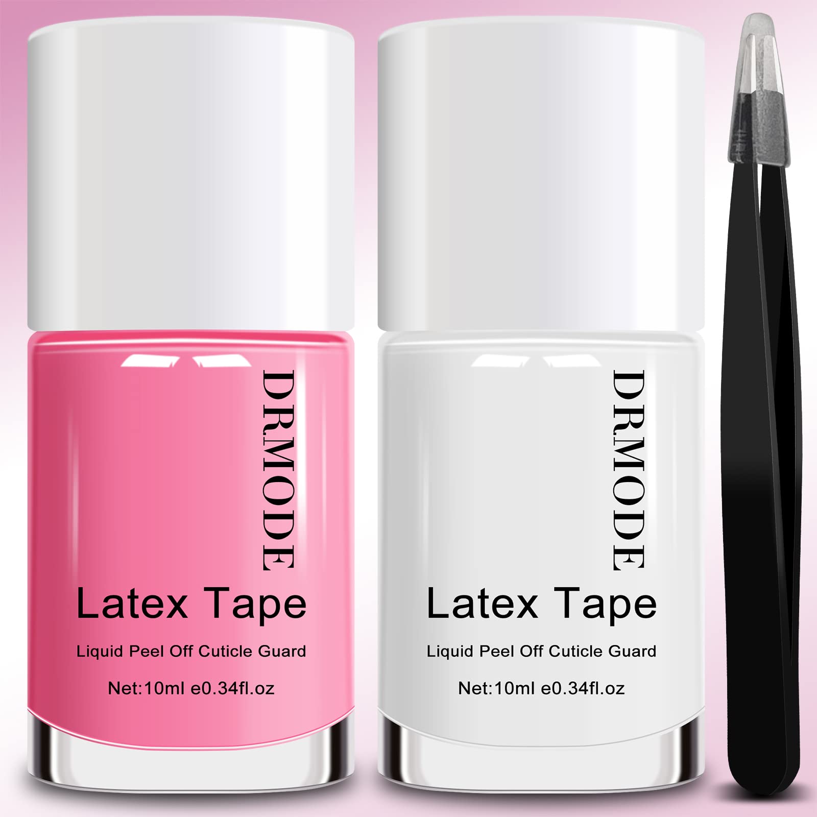 Liquid Latex For Nails, Drmode Nail Latex Tape Peel Off Fast Drying Nail Polish Barrier, Nail Cuticle Guard Protector For Finger