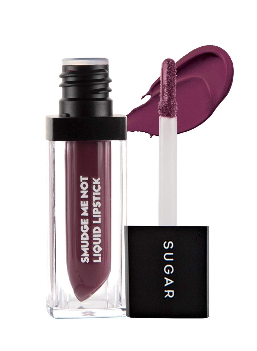 Sugar Cosmetics - Smudge Me Not - Liquid Lipstick - 23 Merry Berry (Dark Plum) - 4.5 Ml - Ultra Matte Liquid Lipstick, Transferp
