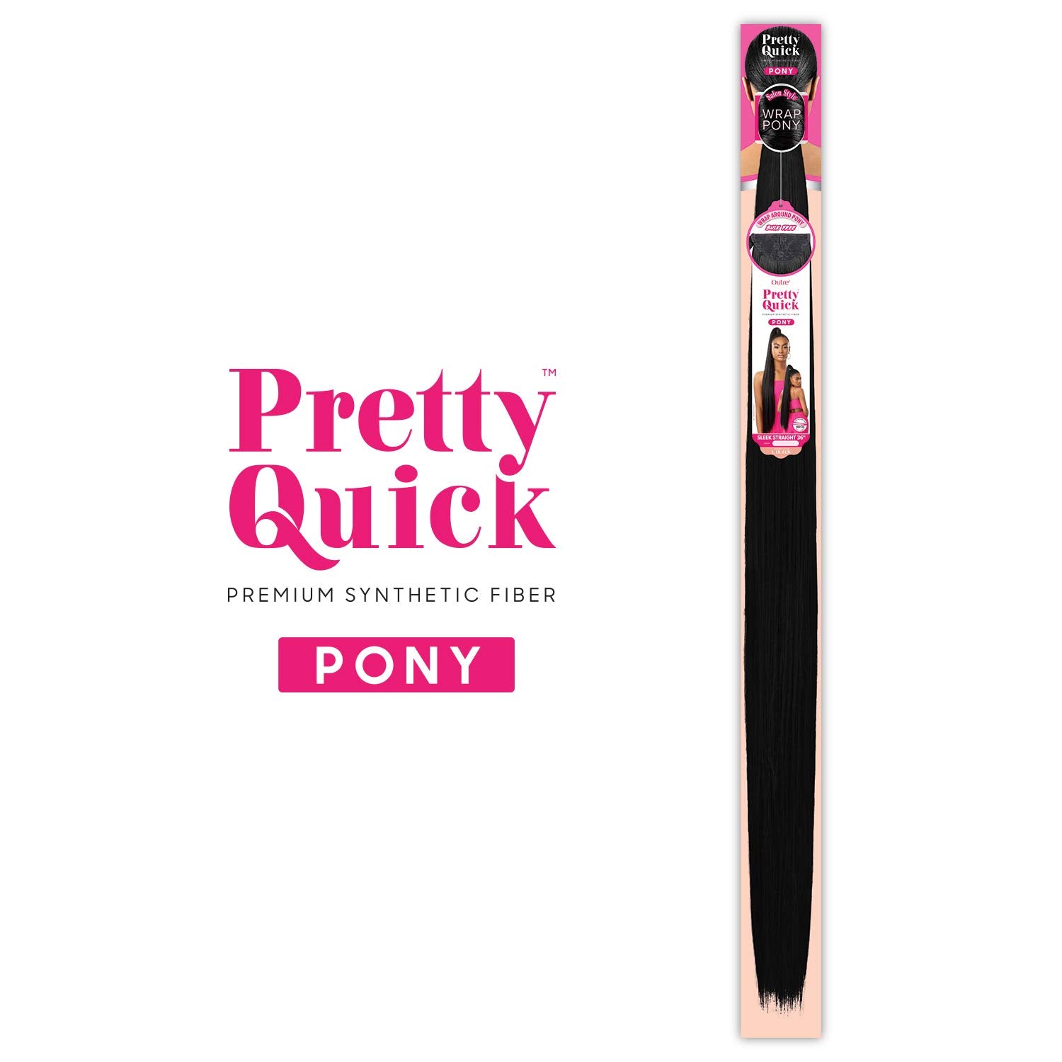 Outre Wrap Ponytail Pretty Quick Sleek Straight 36'' (613L)