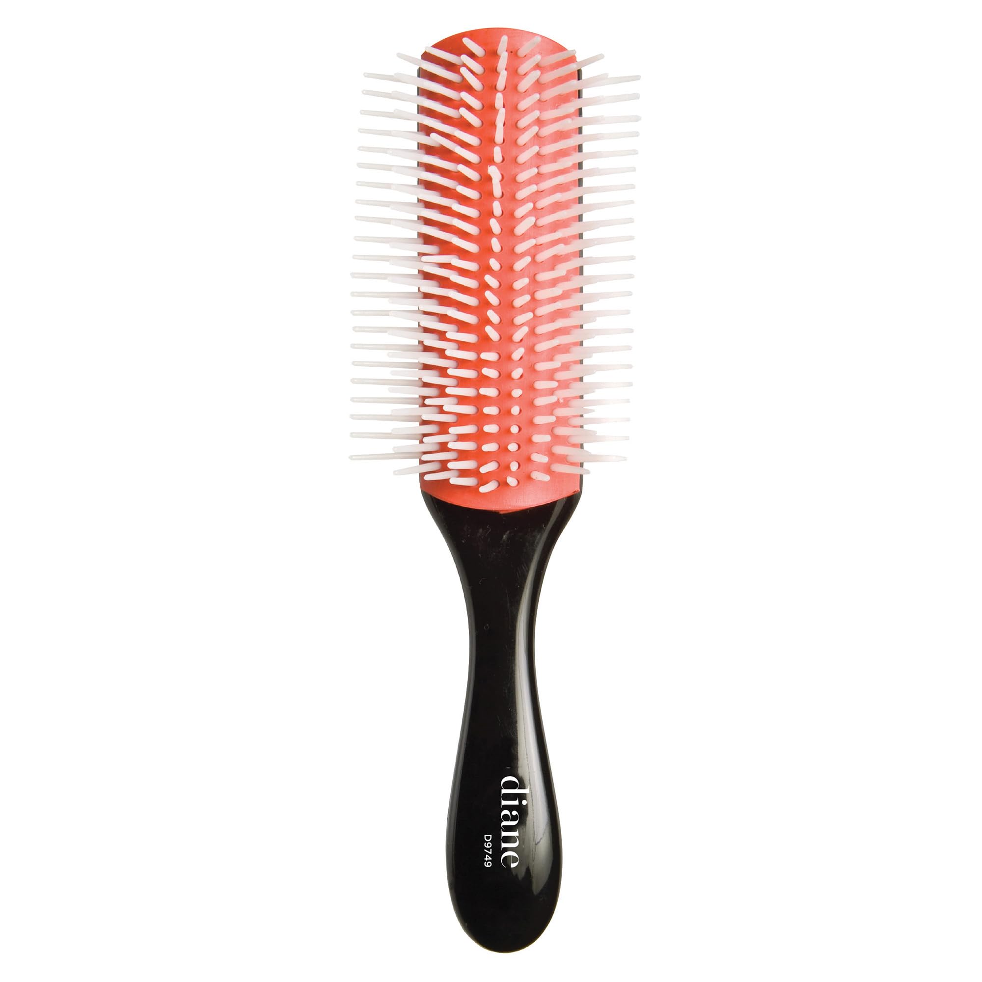 Diane Pro Nylon Pin Styling Hairbrush for Detangling, Separating, Shaping, and Defining Wet or Curly Hair, Heat-Resistant, Anti-