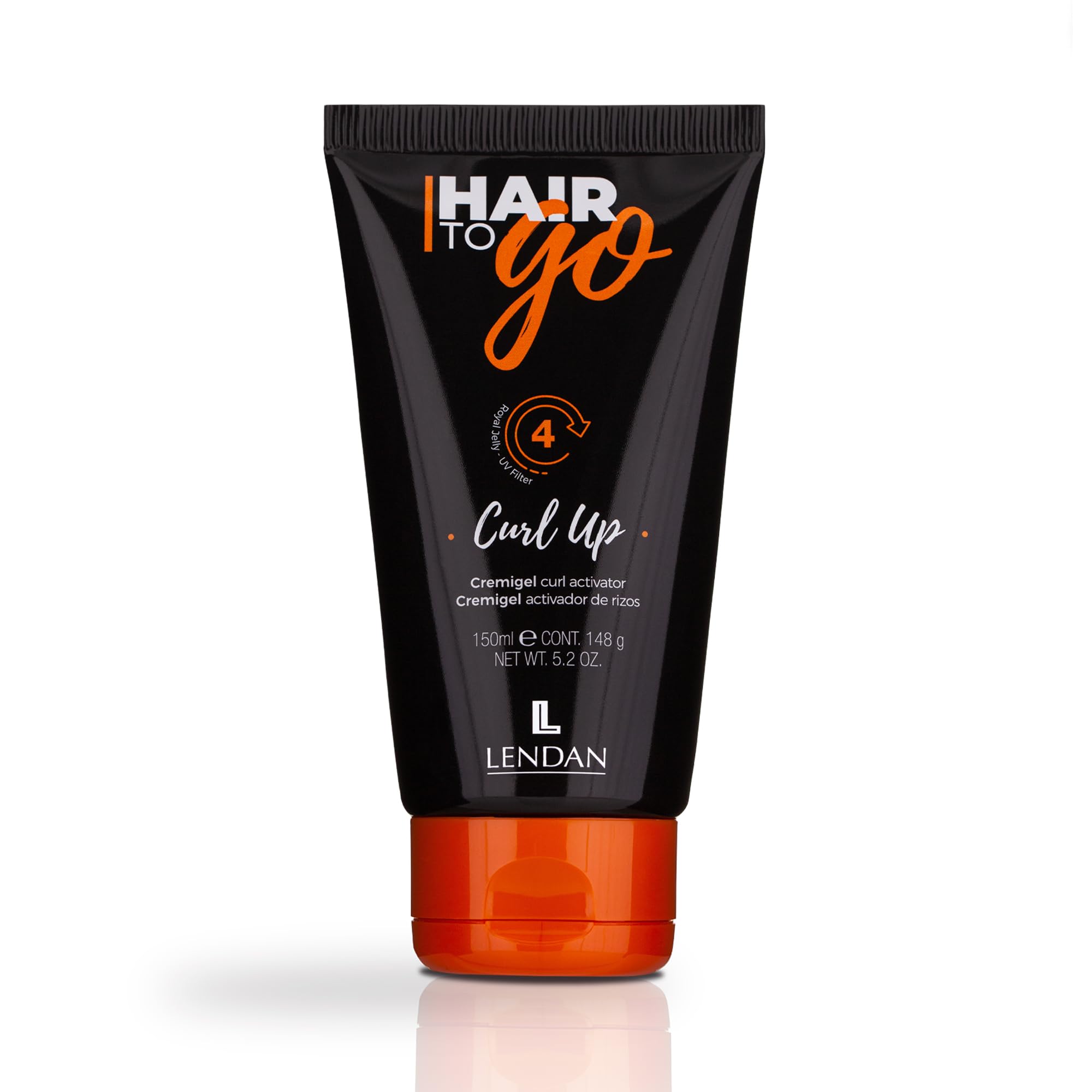 Lendan  Curl Activator  Curl Up Curls  150 ml  with Honey and Royal Jelly  Natural and Hydrated Curls  Controls Humidity a