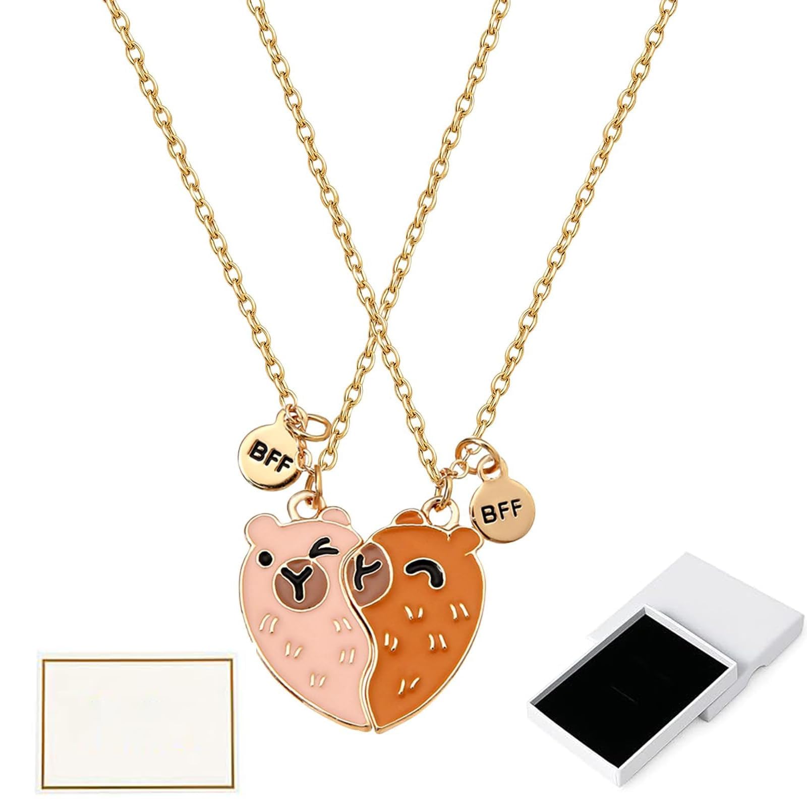 Zaroori 3Pcs Pufferfish Necklace Set, Friendship Gifts For Teen Girls, Friendship Necklace For Daily Wear, Meaningful Symbol For