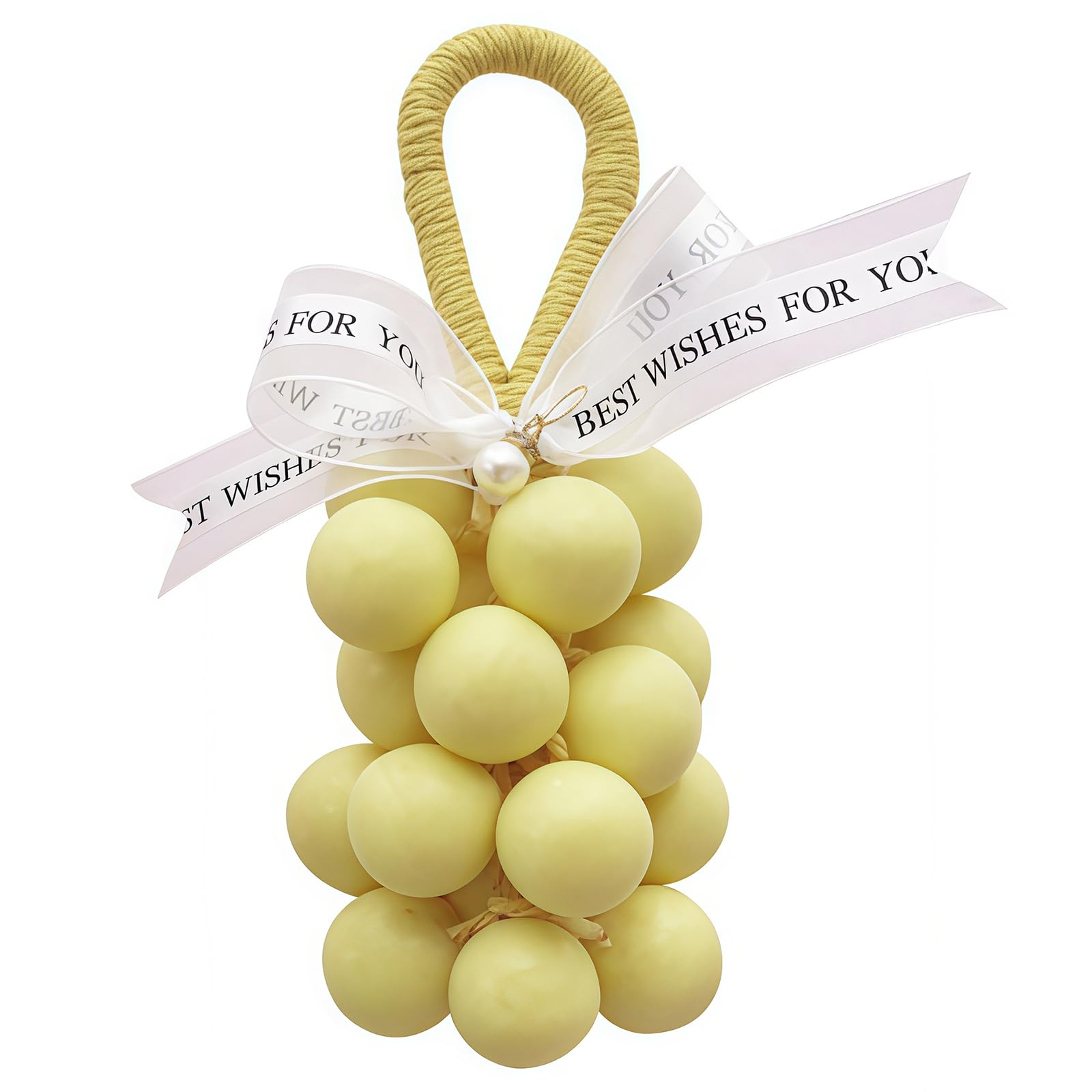 TMOMYISS Grape Soap on Rope Cute Shaped Handwashing Grapes Soap Bar, Novelty Hanging Fruit Soap for Bathroom Decor,Fun Gift Hand