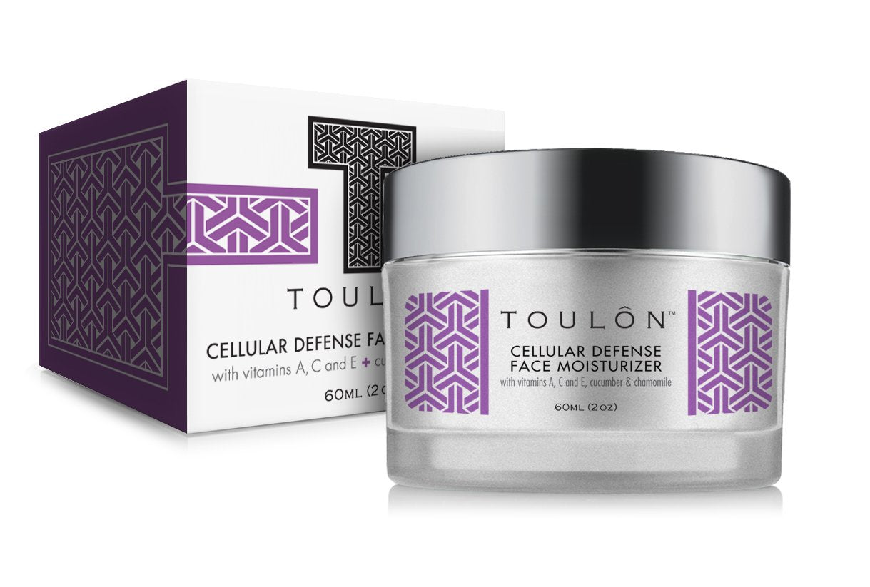 Antioxidant Moisturizer for Face with Vitamin A,C,E,Cucumber and Chamomile. Reduces Wrinkles and Fights Free Radical Damage, 2 o
