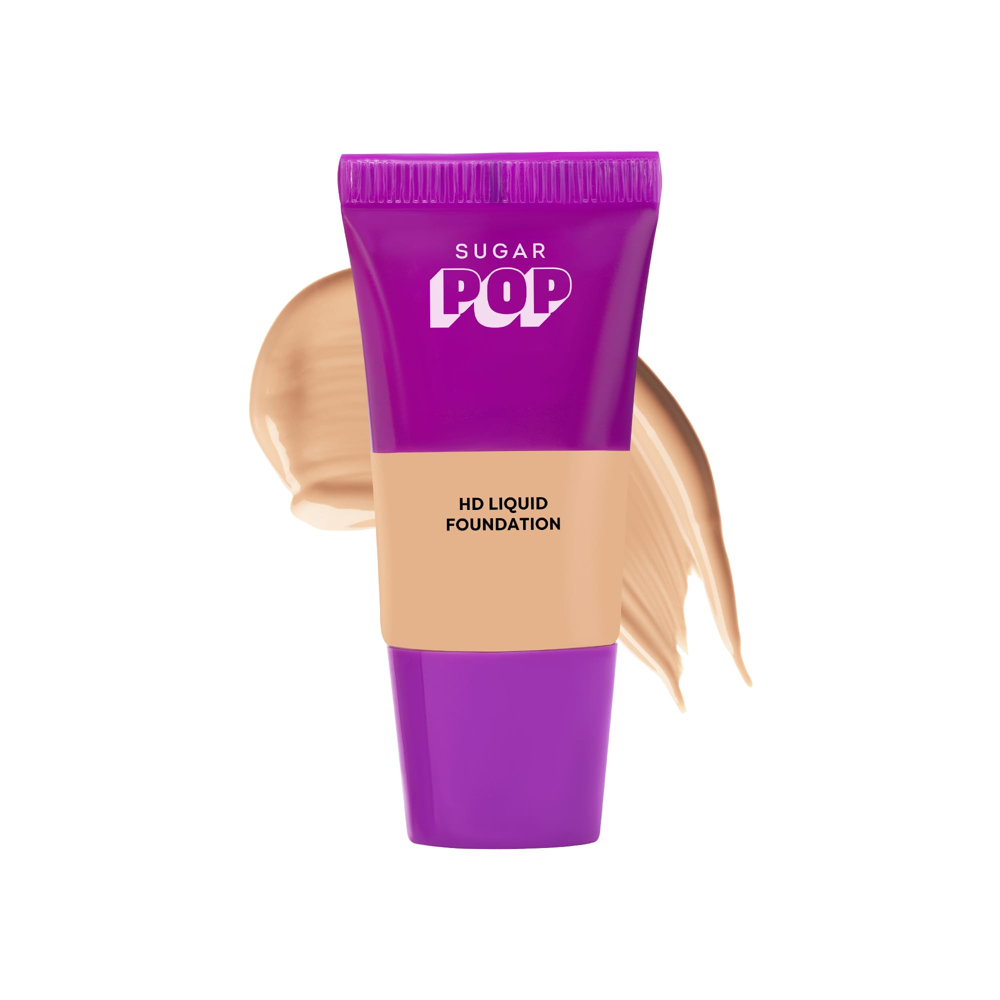 Sugar Pop Hd Liquid Foundation Tube With Spf 30 | Lasts Upto 16Hrs | Full Coverage | Water-Resistant | Matte Finish | 18Ml - 13 