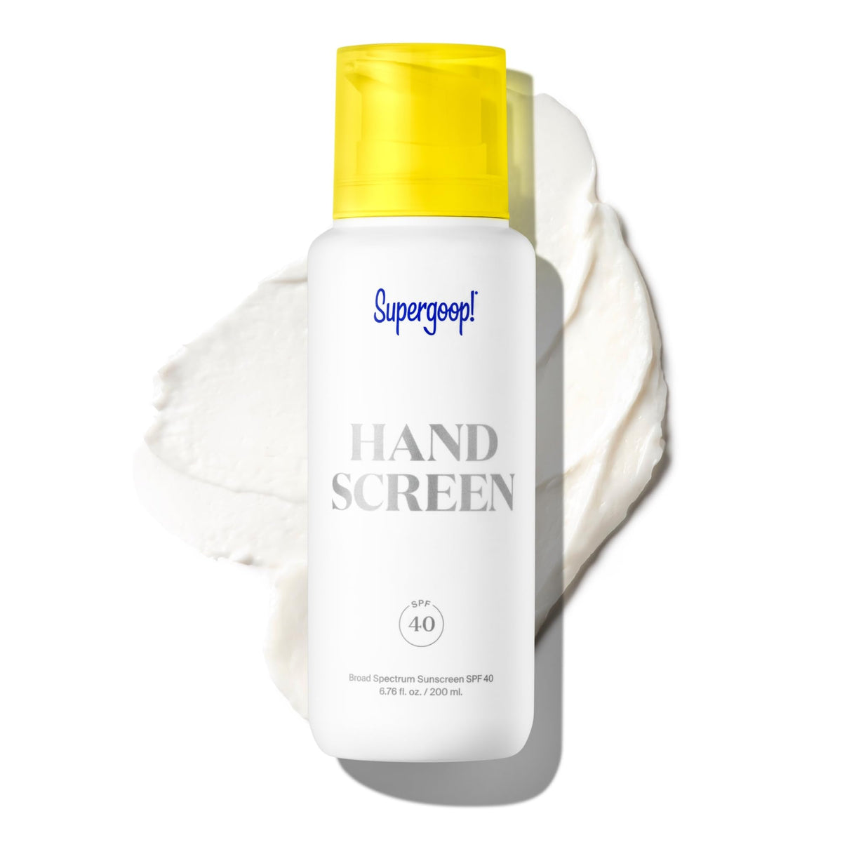 Supergoop! Handscreen SPF 40, 6.76 fl oz - Preventative, SPF Hand Cream For Dry Cracked Hands - Fast-Absorbing, Clean ingredient
