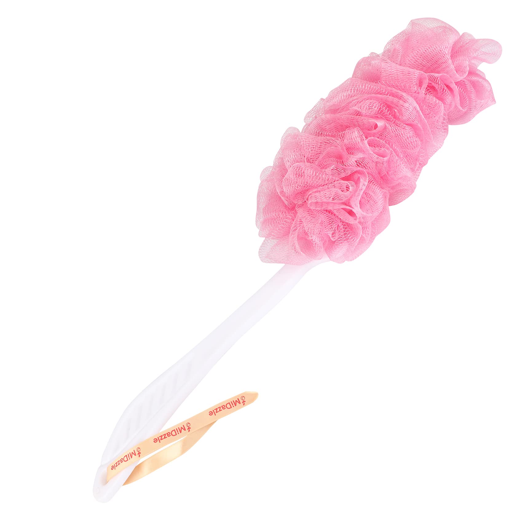 Midazzle Bath Brush Sponge Loofah With Handle For Men And Women (Pack Of 1, Color May Vary)