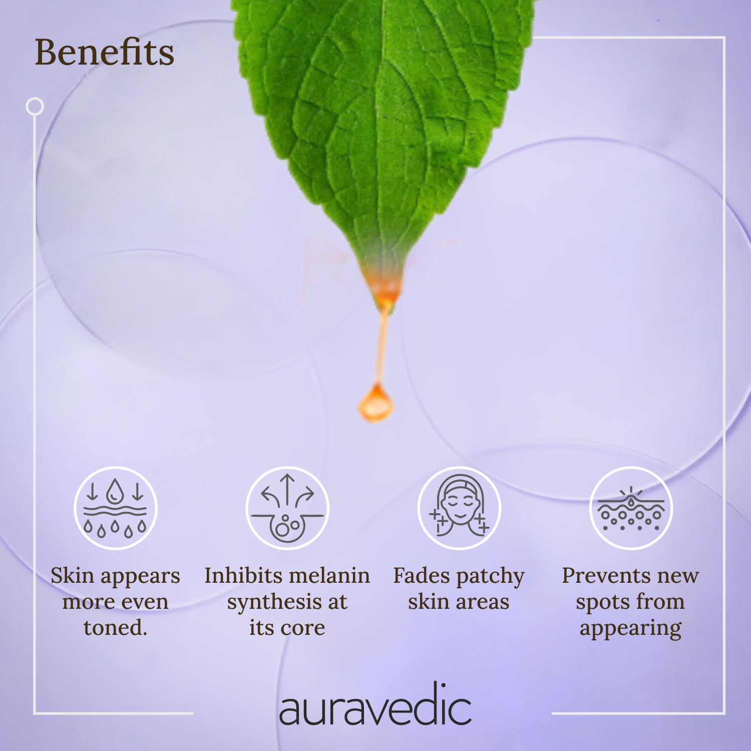 Auravedic Kumkumadi Tailam Face Oil | Helps Reduce Fine Lines & Spots | Hydrates Dry & Dehydrated Skin | Fast-Absorbing & Lightw