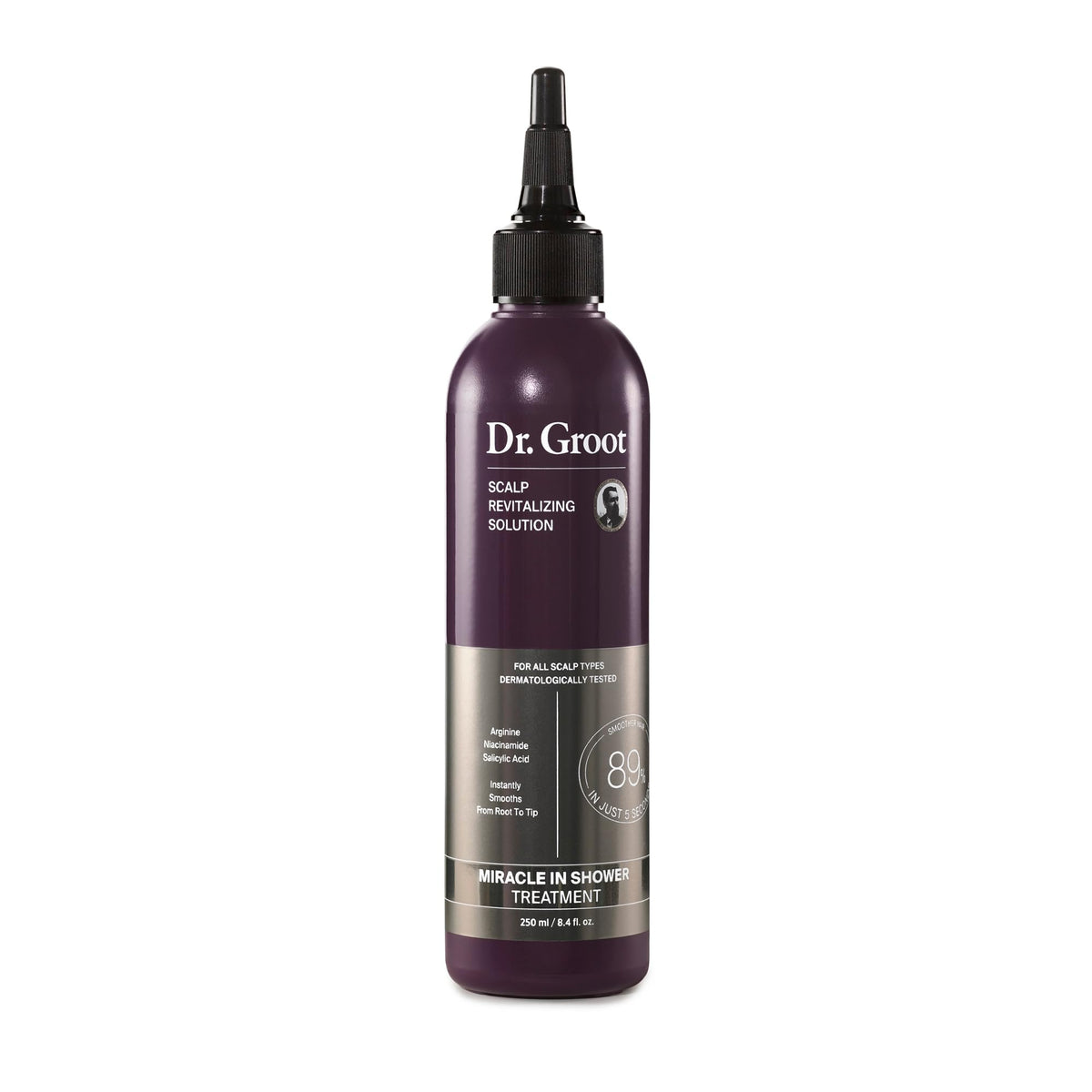 Dr. Groot Miracle In Shower Treatment, 5 Seconds To Smooth Hair, Rosemary Oil For Healthier-Looking Hair, Hair Rinse, Moisturizi