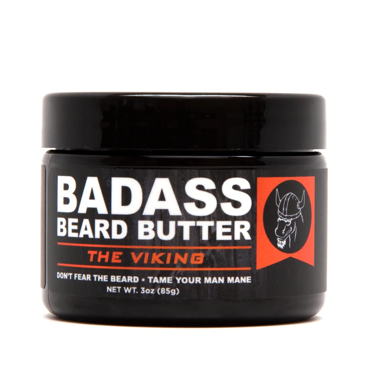 Badass Beard Care Beard Butter For Men - The Viking, 3 Oz - Made Of Natural Ingrediens For Healthy, Soften And Itchness Free Bea