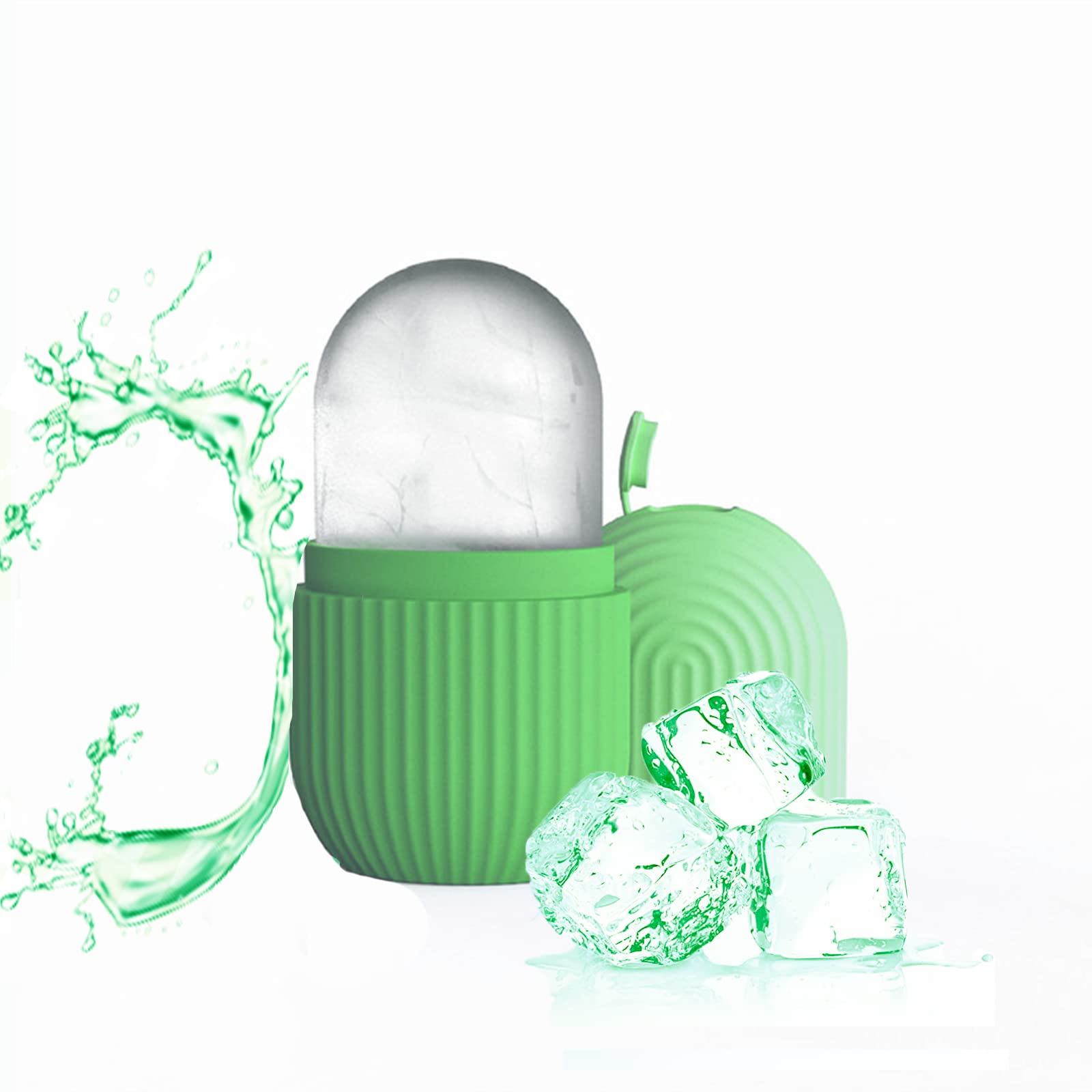 Joyeee Ice Face Roller, Reusable Silicone Mold Face Massage Eye Facial Beauty Skin Care Tools Apply Ice for Shrink Pores Anti Wr