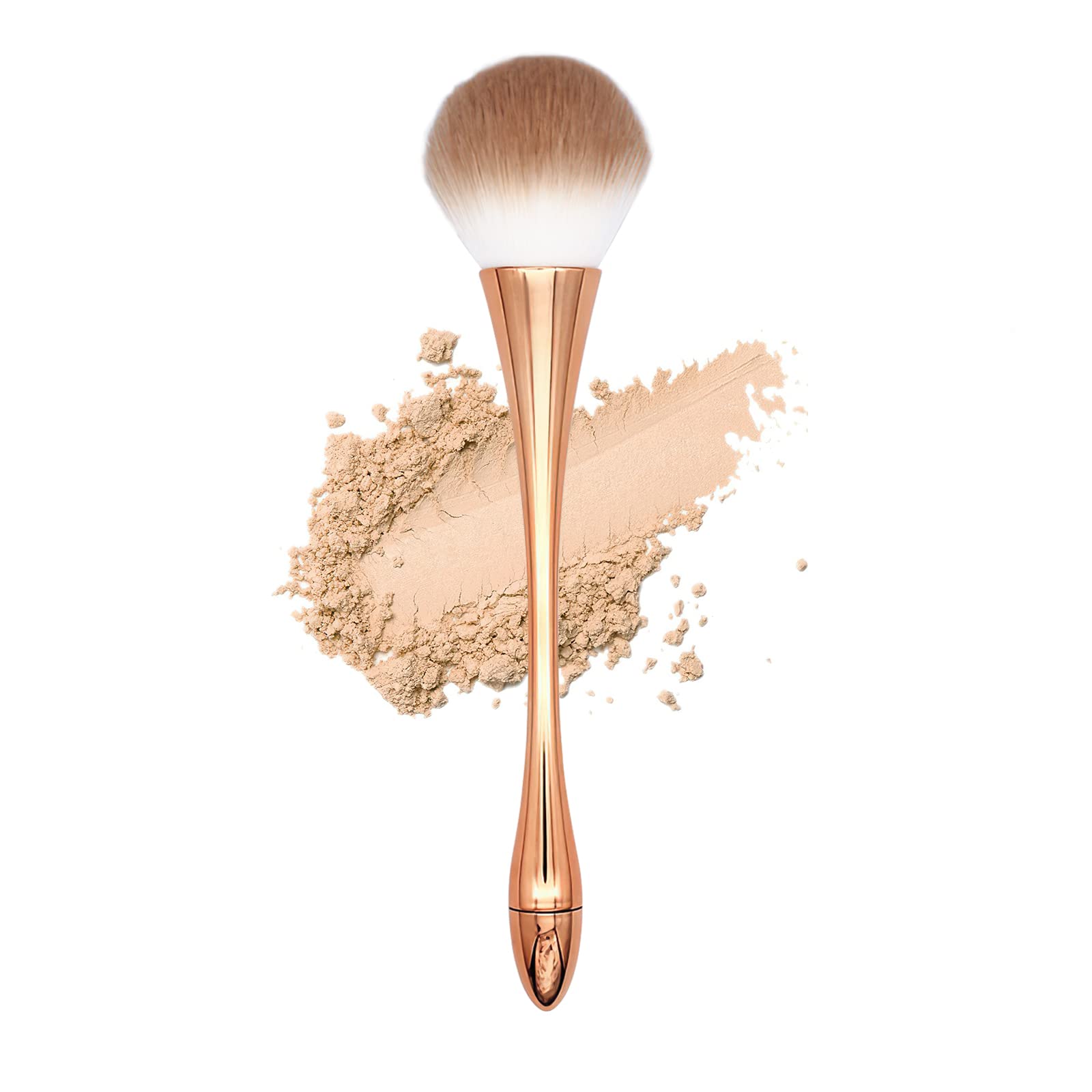 Large Powder Makeup Brush, Blush Brush For Setting Powder, Bronzer, & Blush, Complete Coverage, Large Fluffy Powder Brush, Vegan