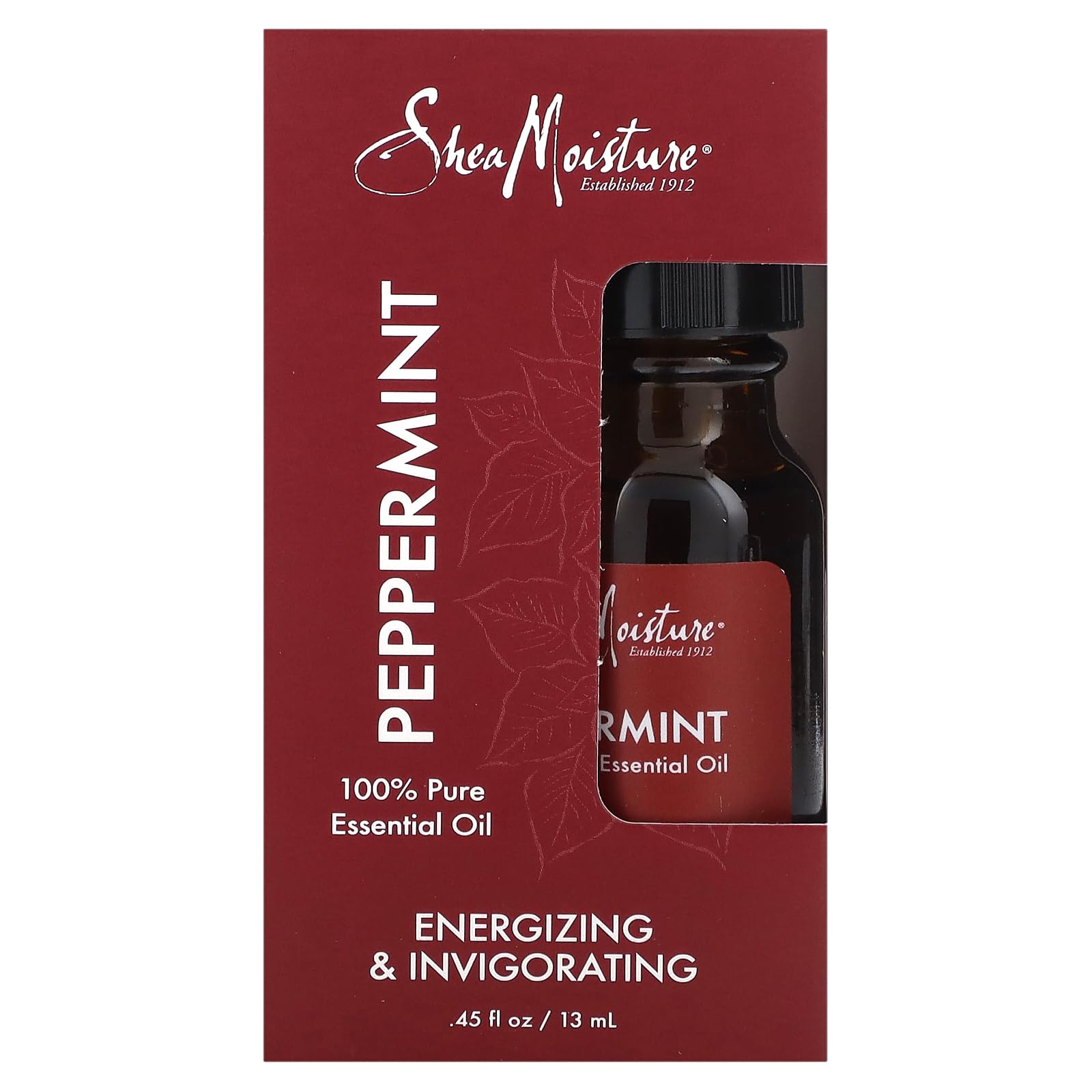 Sheamoisture 100% Pure Essential Oil to Uplift and Energize Peppermint Body Oil Sulfate Free and Paraben Free 0.45 oz