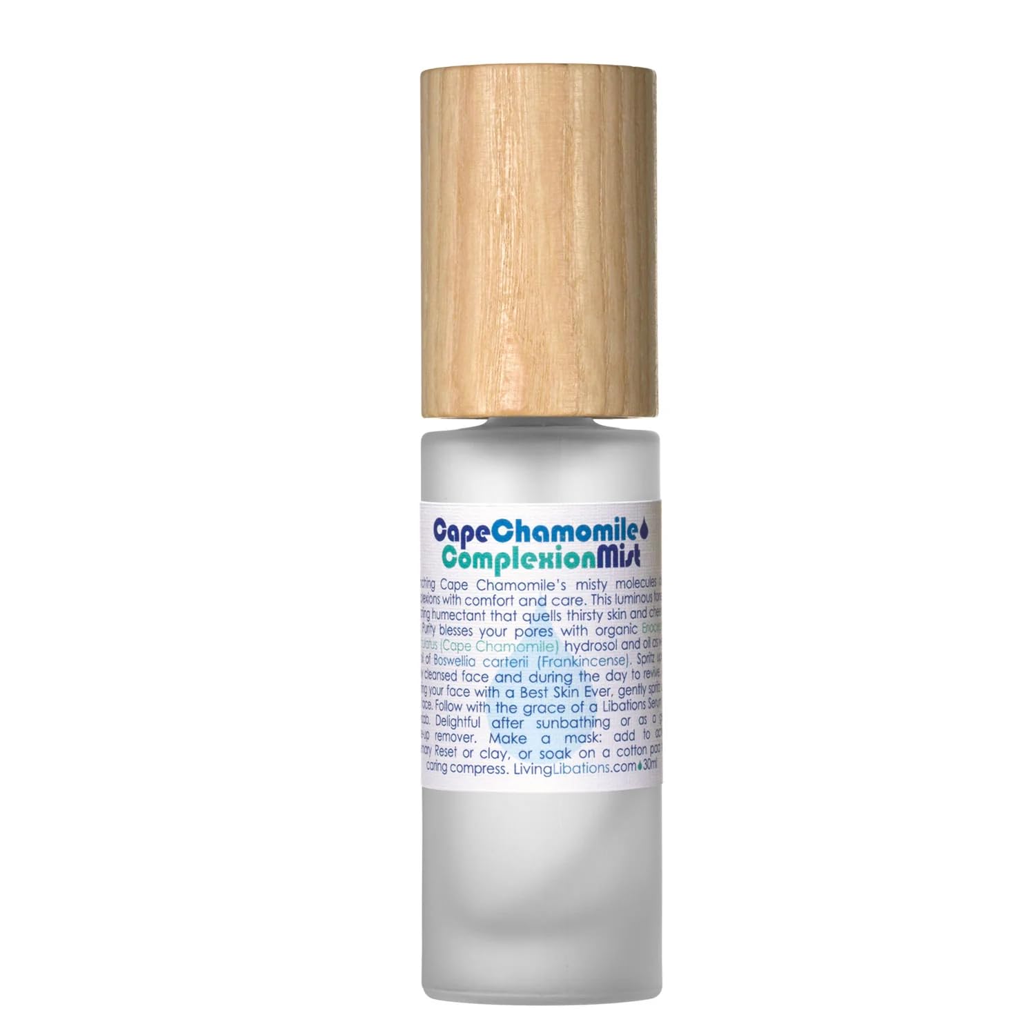 LIVING LIBATIONS - Organic Cape Chamomile Complexion Mist | Natural, Wildcrafted, Vegan Clean Beauty (1 fl oz | 30 mL)