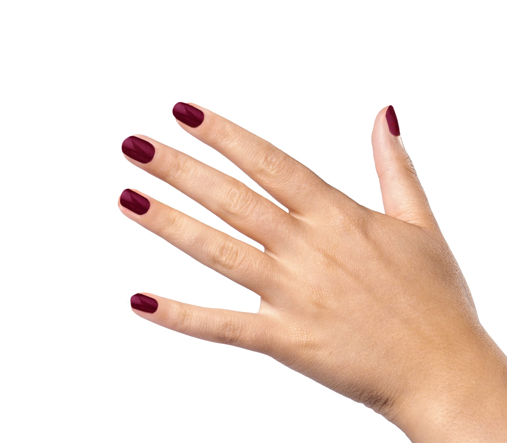 Duri 123 Parisian Tango Nail Polish, Stanning Burgundy Red, Full Coverage, Glossy Finish, Long Lasting, 0.45 Fl Oz