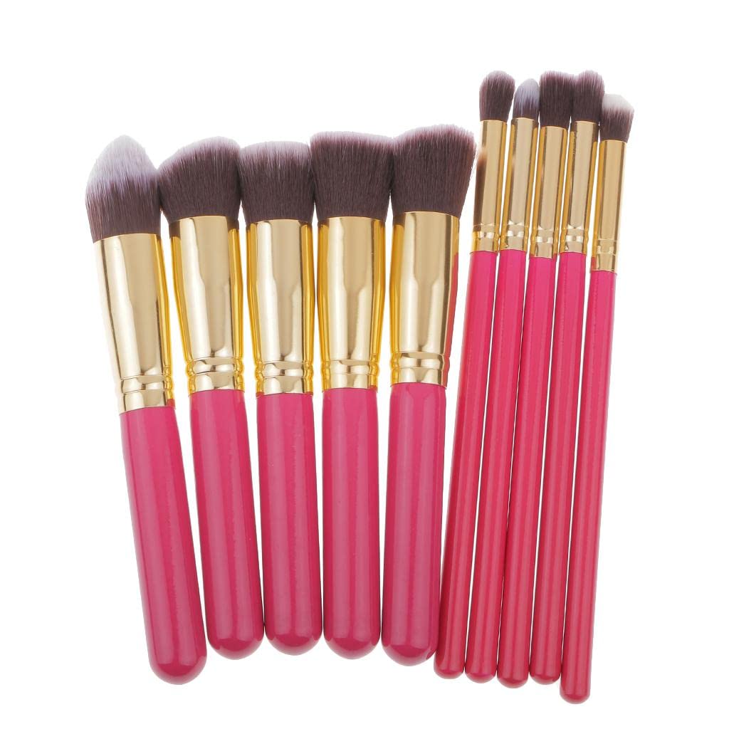Enakshi 10Pcs Pro Makeup Cosmetic Eyeshadow Brow Face Contour Foundation Lip Brushes|Health & Beauty | Makeup | Makeup Tools & A