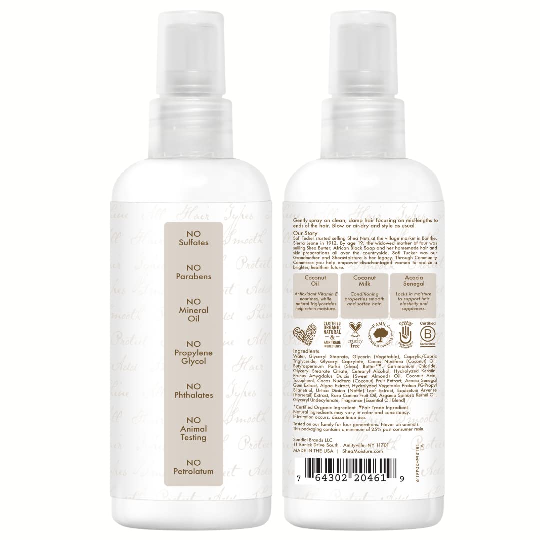 Shea Moisture, 100% Virgin Coconut Oil Daily Hydration Leave In Treatment, 3.3 Ounce