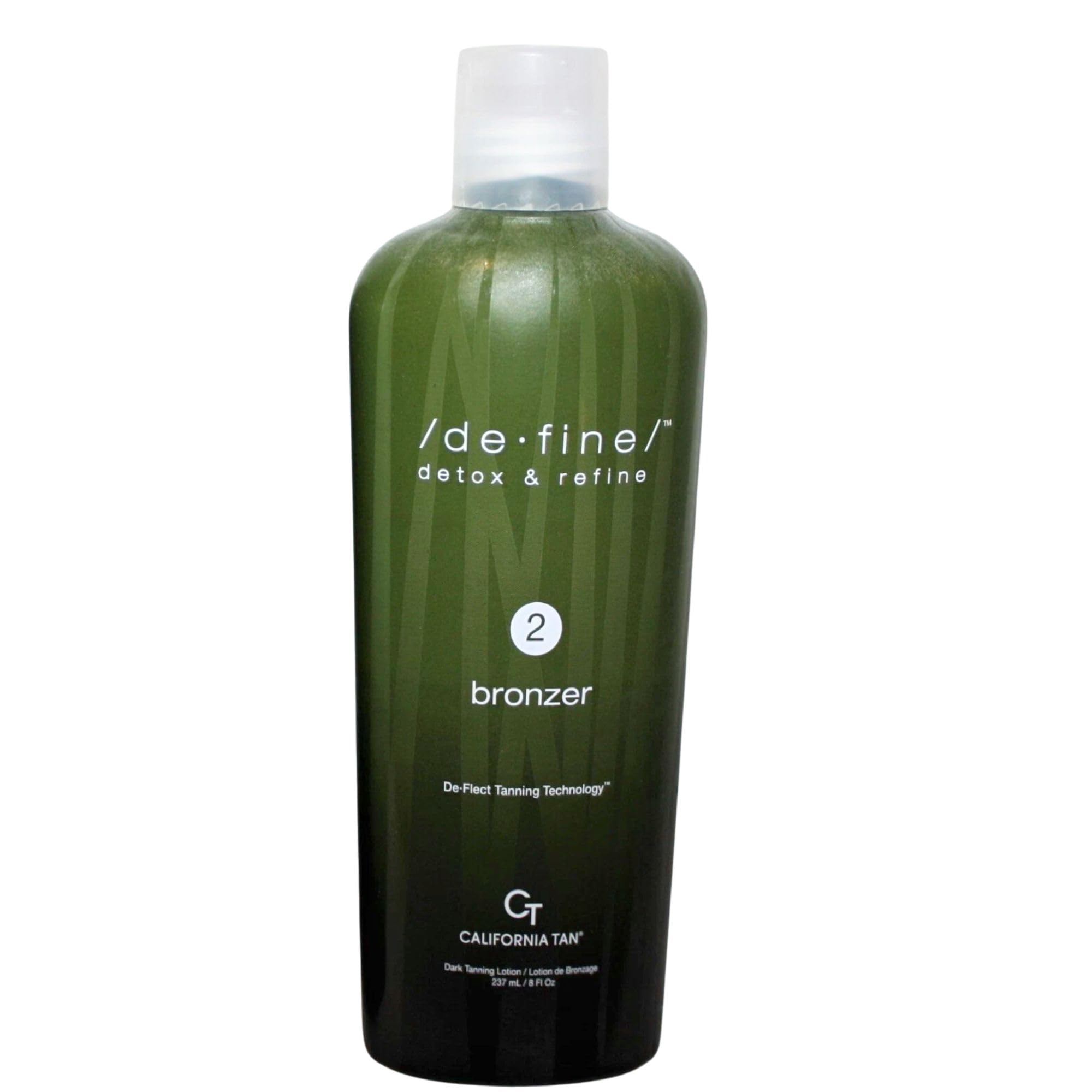 California Tan De Fine Bronzer Step 2 Bronzer Tanning Bed Lotion 8 ounce DeFine
