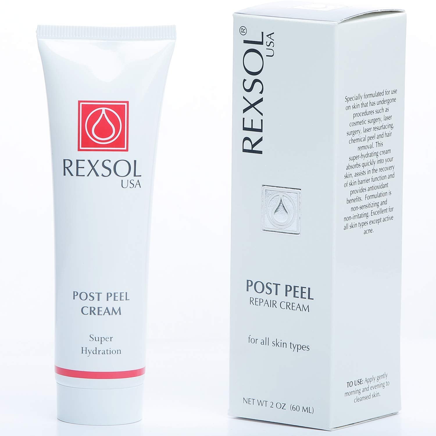 REXSOL Post Peel Cream | Advanced Formula Provides Antioxidant benefits | For Skin Undergoes Cosmetic/Laser Surgery, Laser Resur