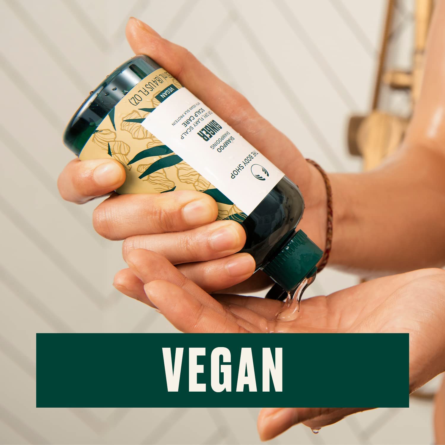 The Body Shop ginger Scalp care Shampoo - For Dry, Flaky Scalps - With Vegan Silk Protein - 400ml
