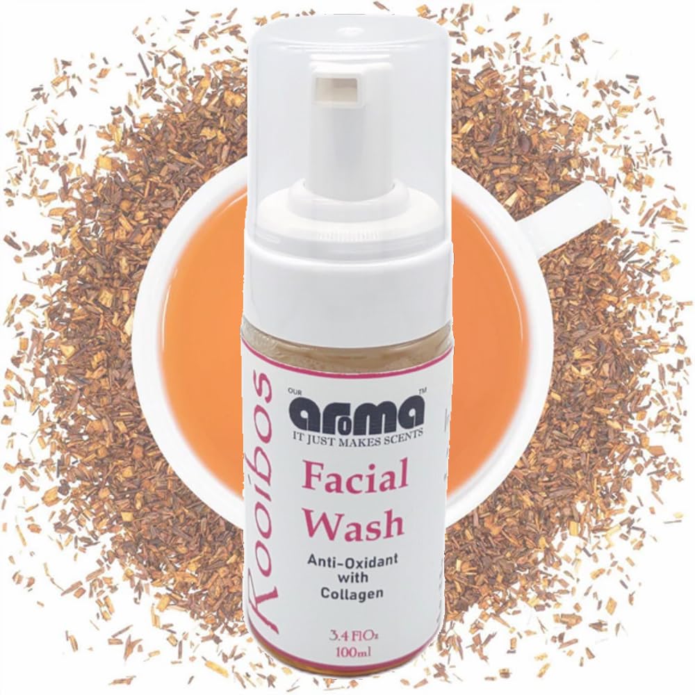 Our Aroma Rooibos Antioxidant Face Wash | 4 fl Oz | Hydrating Face Wash & Body Wash | Ideal for Sensitive, Dry Skin | Non-Irrita