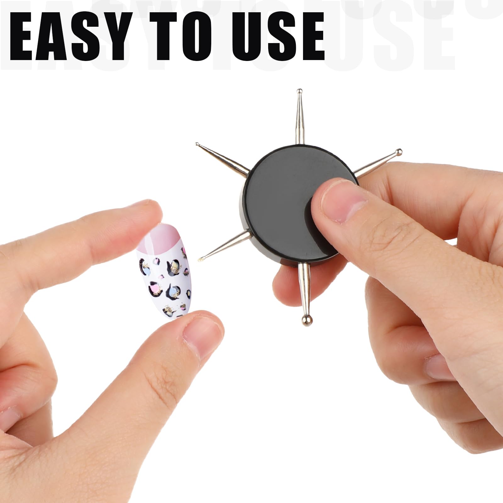 2Pcs Nail Dotting Tool Set, Circular Nail Art Dotting Tools, 12 Sizes Nail Design Dotting Pen, Multipurpose Manicure Pen For Pat