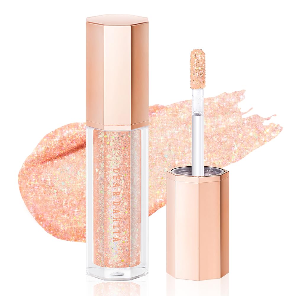 DEARDAHLIA Paradise Shine Eye Sequins MYSTIC DAZE Long Lasting Liquid Eyeshadow Glitter Gloss High Shine Pearl, Lightweight, Min