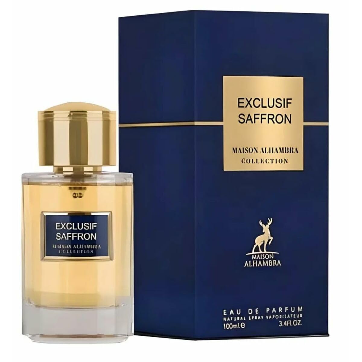 Exculsif Saffron by Maison Alhambra for Men - 3.4 oz EDP Spray