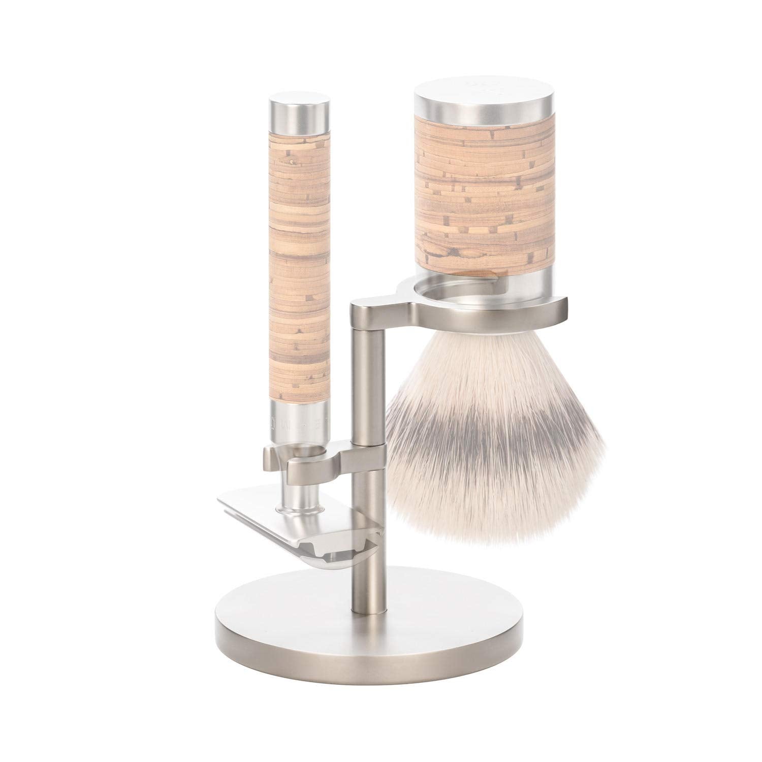 Mhle Rocca Stand For Razors & Shaving Brushes | Shave Accessory | Matt Stainless Steel