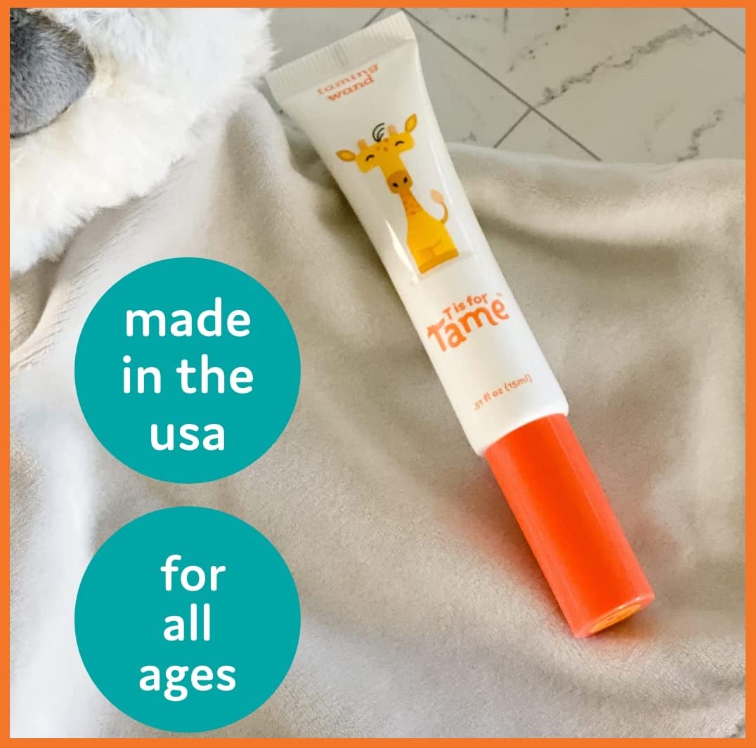 T Is For Tame - Hair Taming Wand - Stick For Frizz, Static, Flyaways & More, Leave In Cream Made With 100% Natural Plant-Based I