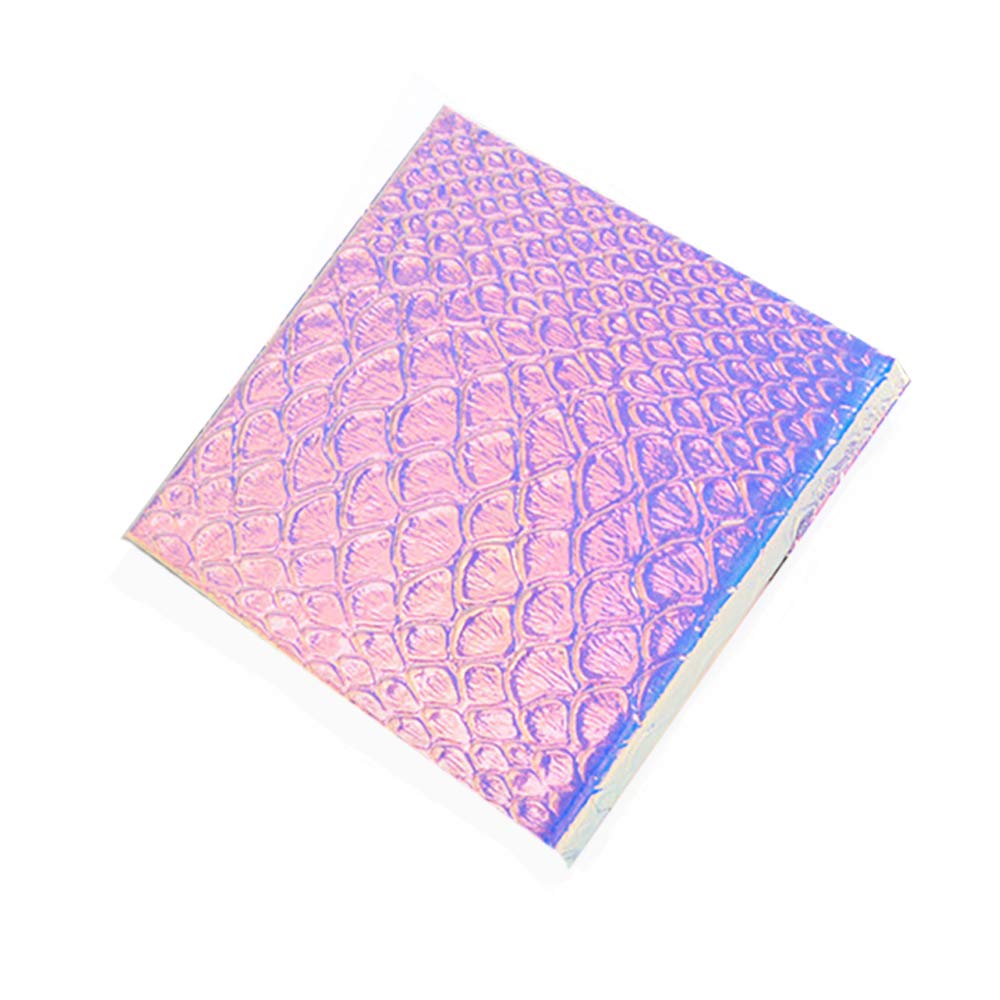Mermaid Fish-Scale Pattern Change Empty Magnetic Eyeshadow Blush Highlighters Palette Makeup Tools 10X10Cm