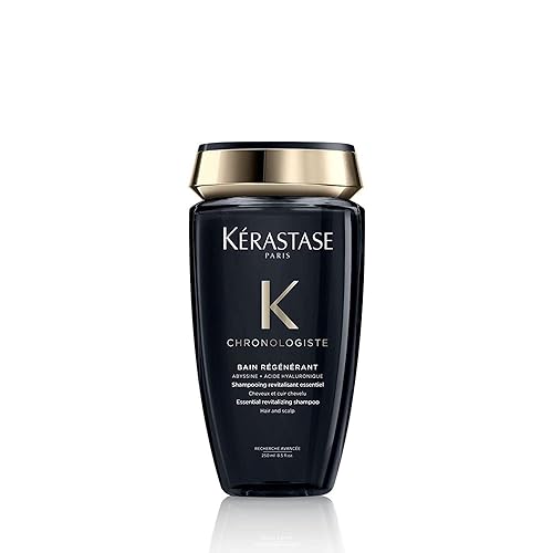 Kerastase Chronologiste Raganarant Shampoo  Revitalizes Hair & Scalp  With Hyaluronic Acid & Vitamin E  For Dull, Dry, Brittle &