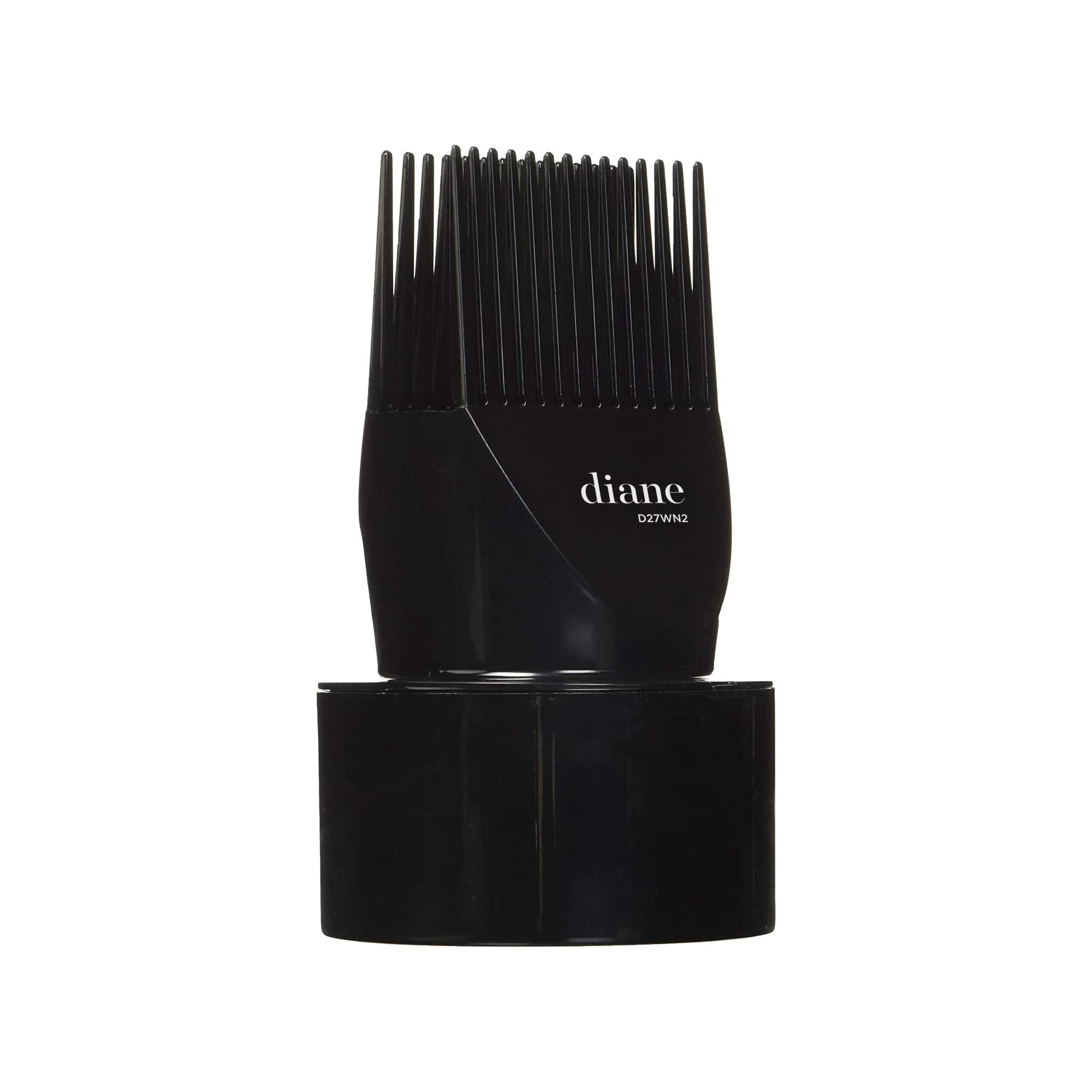 Diane Dryer Pick Attachment - Blow Dryer Comb Attachment, Fits Most Dryers with 2    Barrels - Black - D27WN2