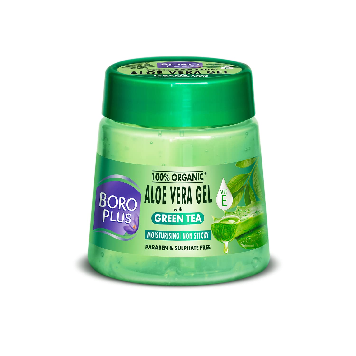 BOROPLUS Aloe Vera Gel with Green Tea, 200 ml