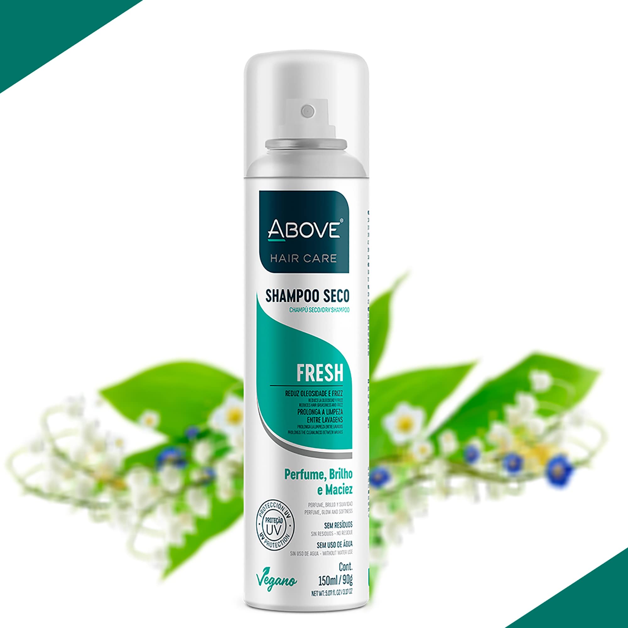 Above Fresh - Dry Shampoo - Absorbs Excess Oil Between Washes - Gives Softness And Shine To Your Strands - Does Not Leave Residu