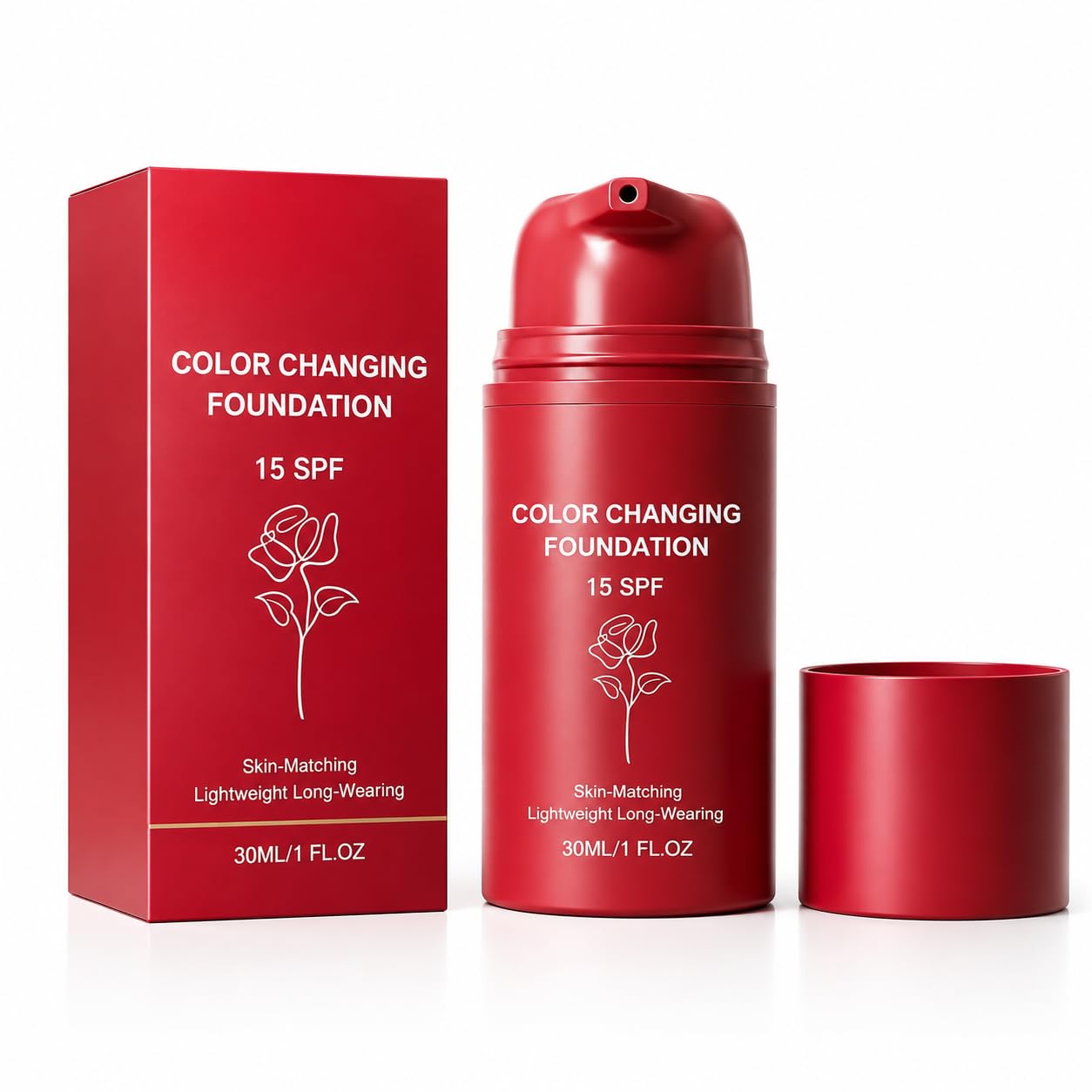 Korean Color Changing Foundation for Mature Skin  Shade Matching Automatically SelfAdjusting Liquid Foundation, Skin ToneAdap