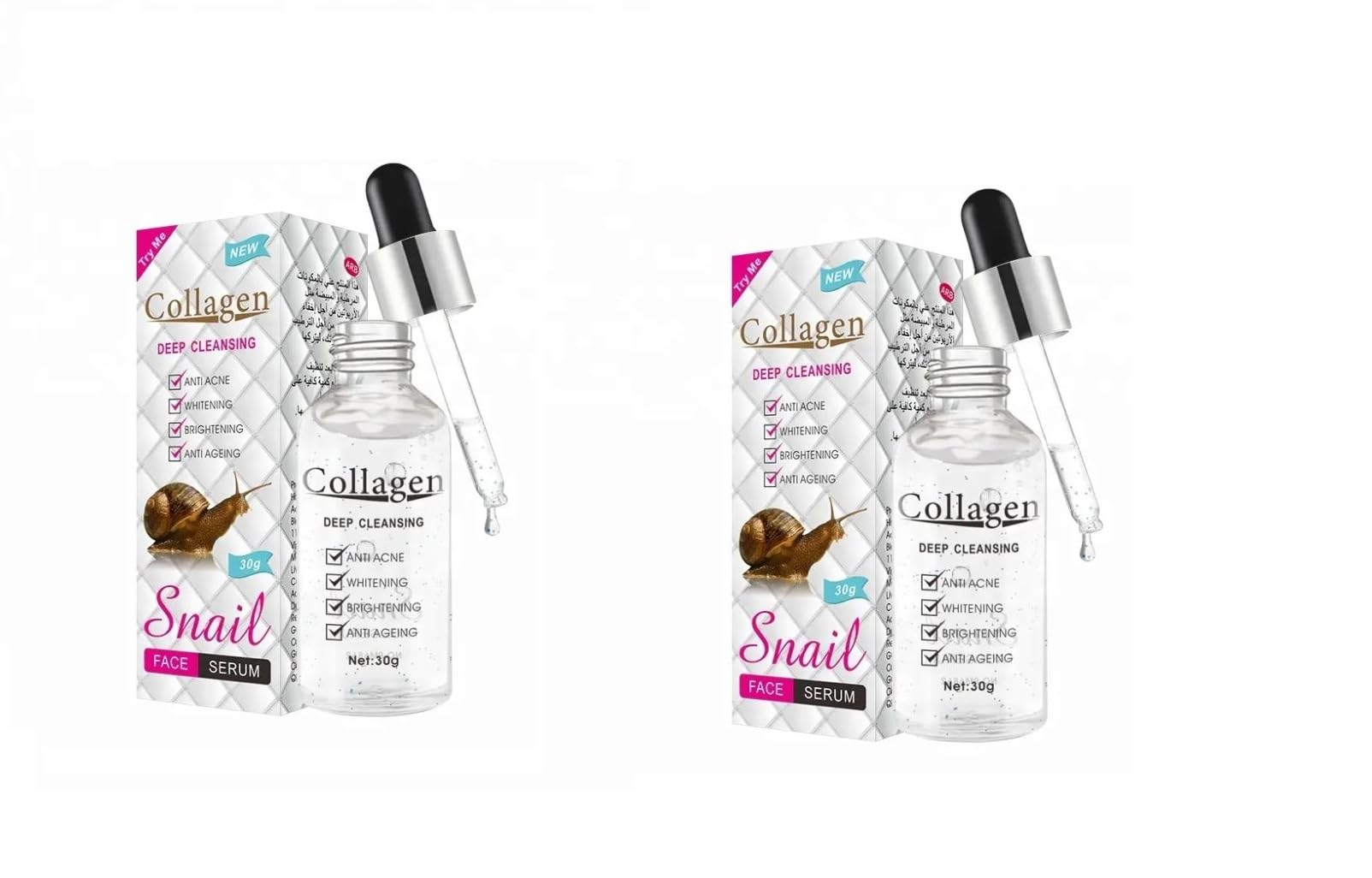 O Mirage Organic Snail Face Serum For Acne, AntiAging & Collagen Repair  Skin Whitening & Hydrating Serum For Healthy Radiance