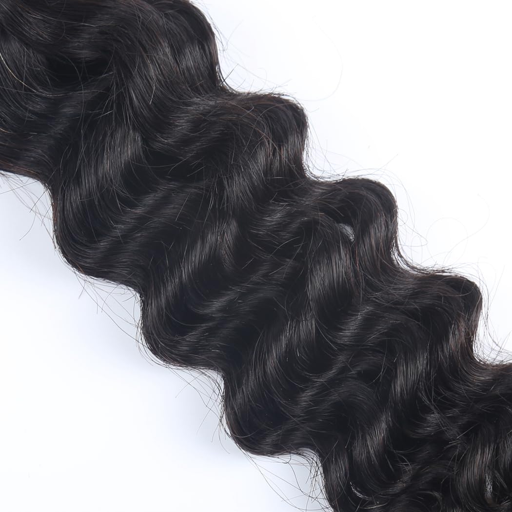 Odir 20 Inch Deep Wave Bulk Human Hair For Braiding No Weft 100% Unprocessed Brazilian Curly Braiding Human Hair Extensions Wet