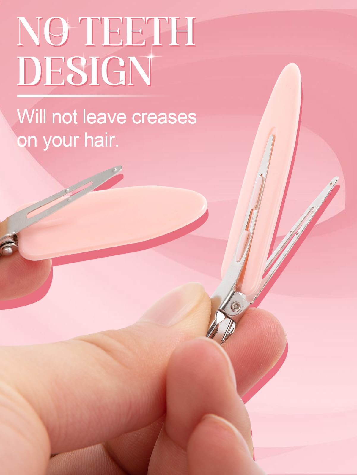 20Pcs No Bend Hair Clips - No Crease Hair Clips For Styling Sectioning, Hair Barrettes For Salon Hairstyle Hairdressing Bangs Wa