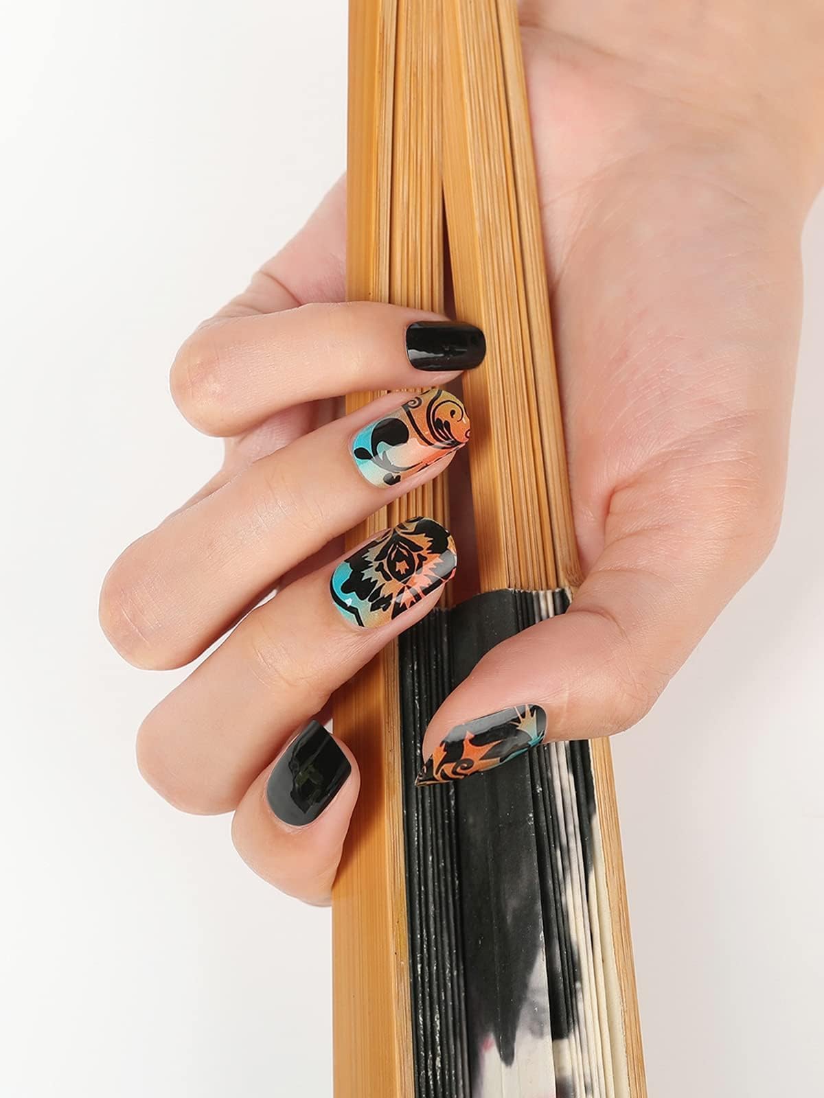 Kalolary Leopard Print Gel Nail Polish Strips Nail Art Sticker Waterproof Full Nail Wraps Decal Kits For Diy Summer Nail Art, In