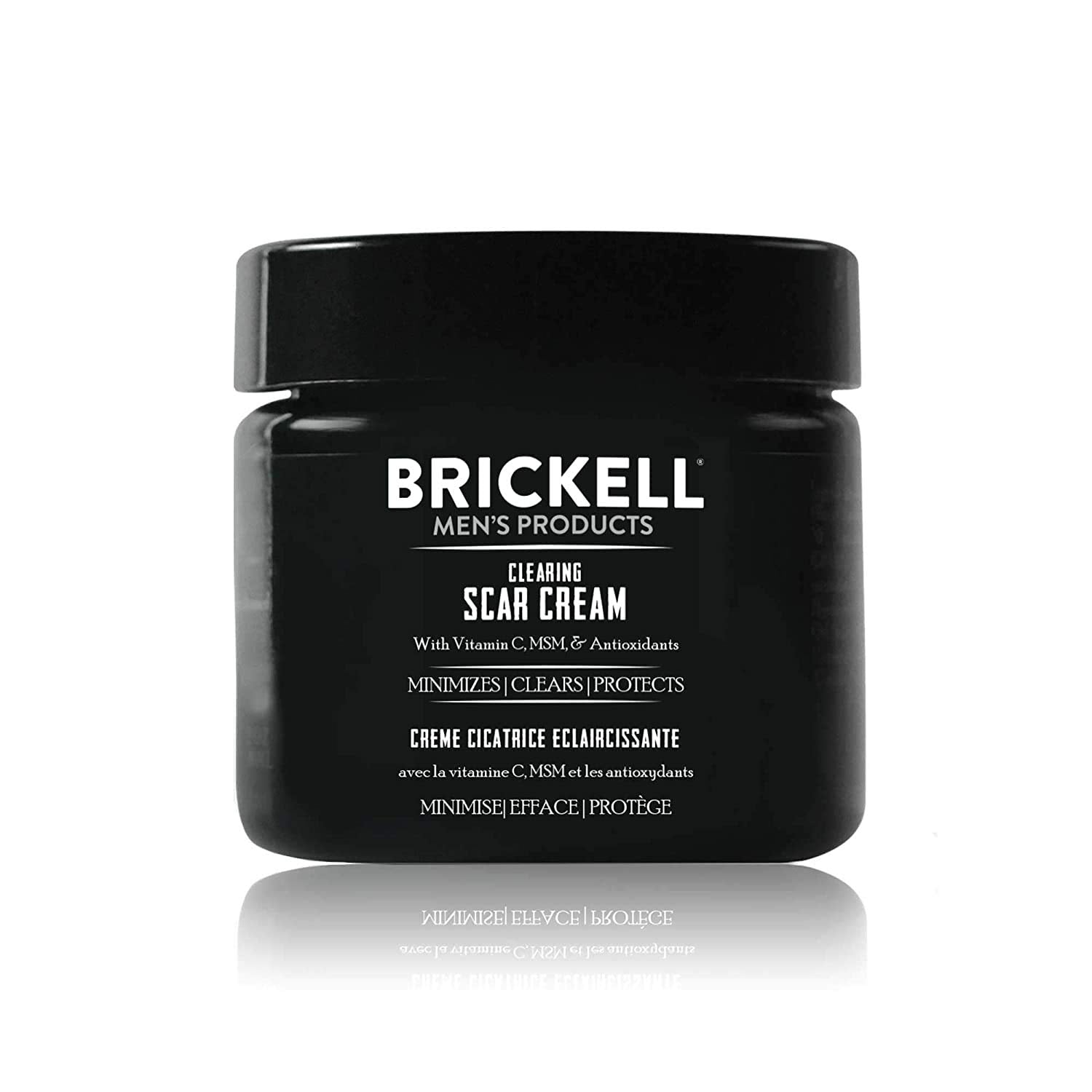 Brickell Men's Clearing Scar Cream for Men, Natural and Organic Scar Clearing Cream to Reduce the Appearance of Scars and Even S