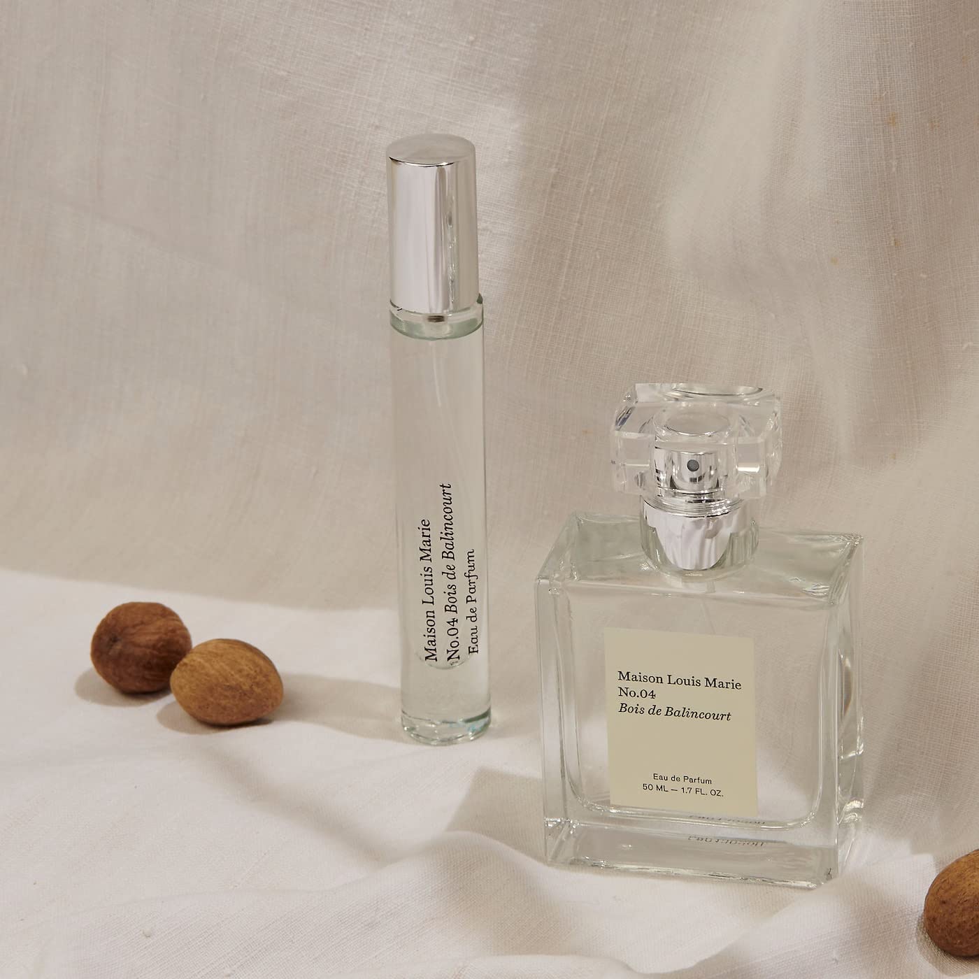 Maison Louis Marie - No.04 Bois De Balincourt Natural Eau De Parfum Travel Spray | Luxury Clean Beauty + Non-Toxic Fragrance (0.