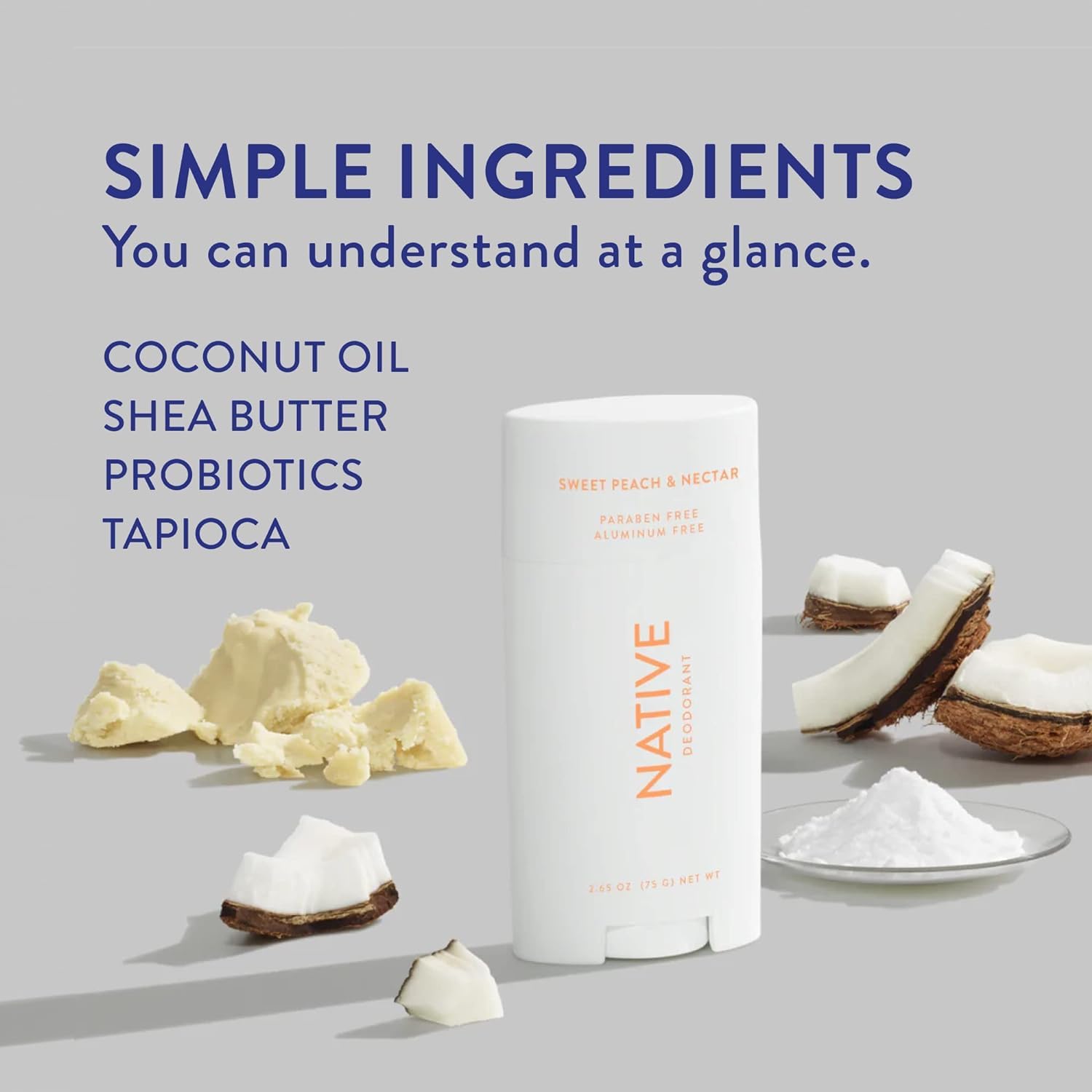 Native Deodorant | Natural Deodorant Seasonal Scents for Women and Men, Aluminum Free with Baking Soda, Probiotics, Coconut Oil